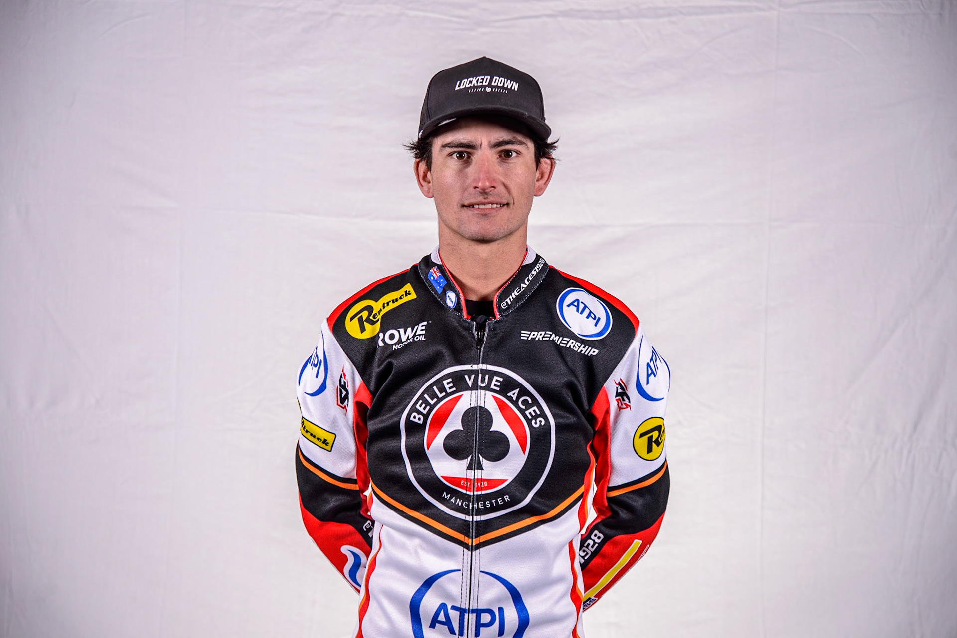 Zack Cook - Belle Vue Aces during the Belle Vue Aces Media Day at the National Speedway Stadium, Manchester on Wednesday 12th March 2025. (Photo: Ian Charles | MI News)