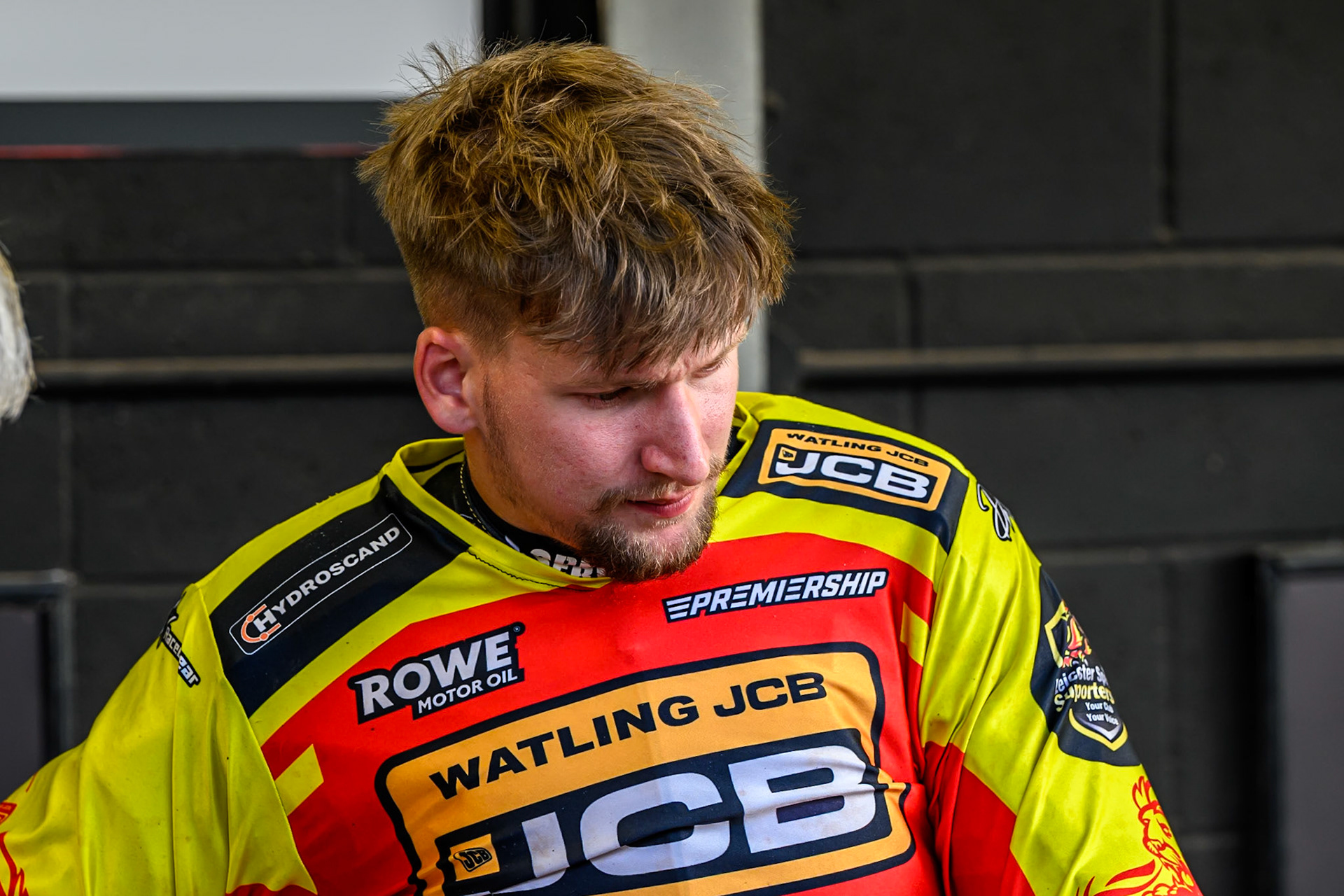 Leicester Lions' Joe Thompson during the Rowe Motor Oil Premiership match between Belle Vue Aces and Leicester Lions at the National Speedway Stadium, Manchester on Monday 14th July 2025. (Photo: Ian Charles | MI News)