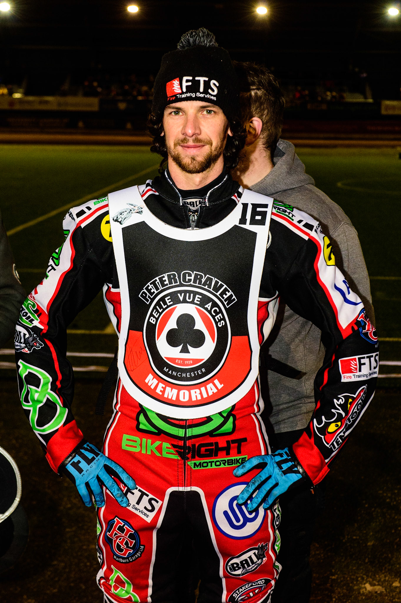 MANCHESTER, UK. OCT 23RD  Charles Wright  during the Peter Craven Memorial Trophy event at the National Speedway Stadium, Manchester on Saturday 23rd October 2021. (Credit: Ian Charles | MI News)