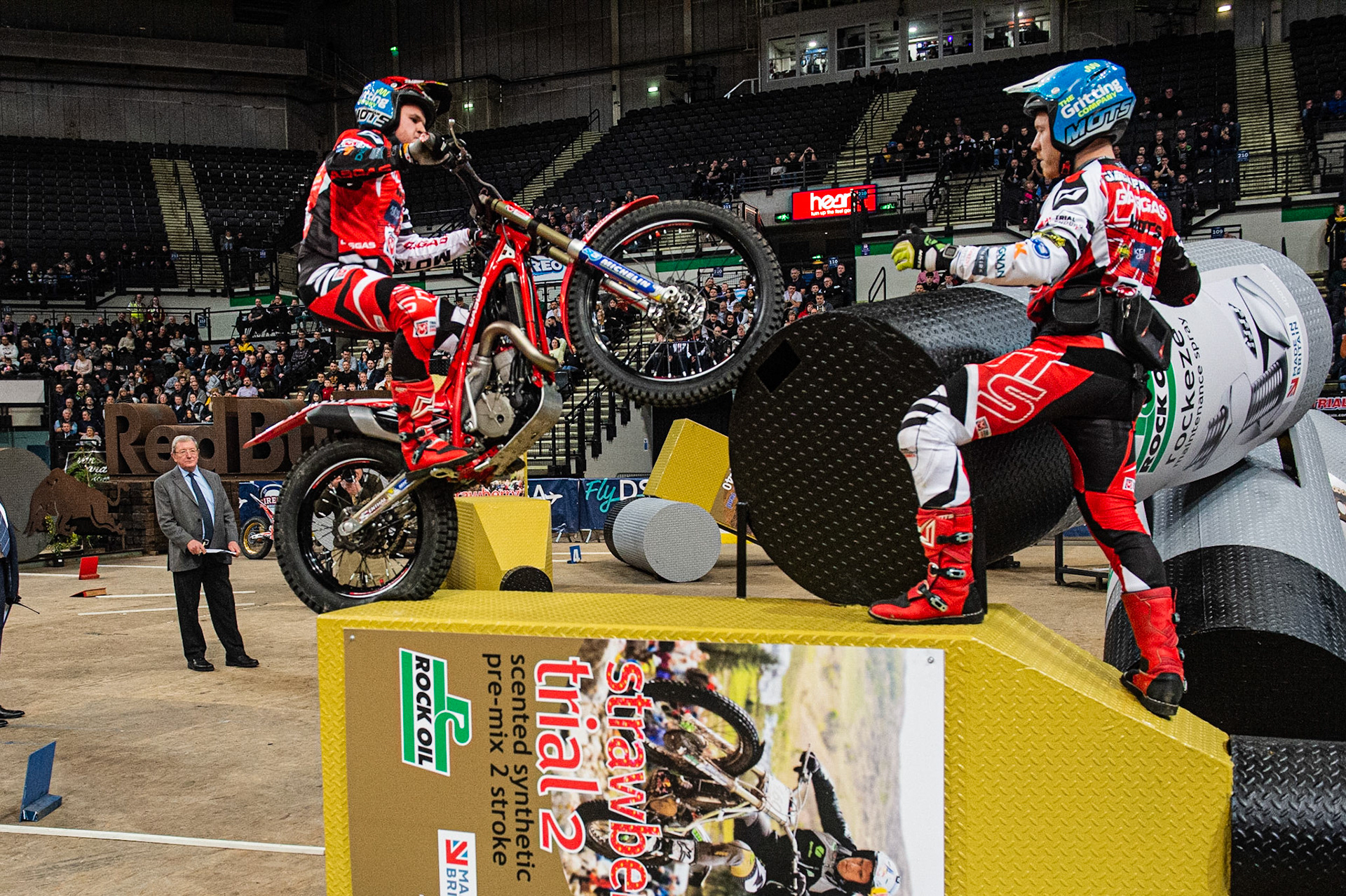 SHEFFIELD, ENGLAND  - DECEMBER 28TH  Jack Price, UK (GasGas) on section 3  during the 25th Anniversary Sheffield Indoor Trial at the FlyDSA Arena, Sheffield on Saturday 28th December 2019. (Credit: Ian Charles | MI News)