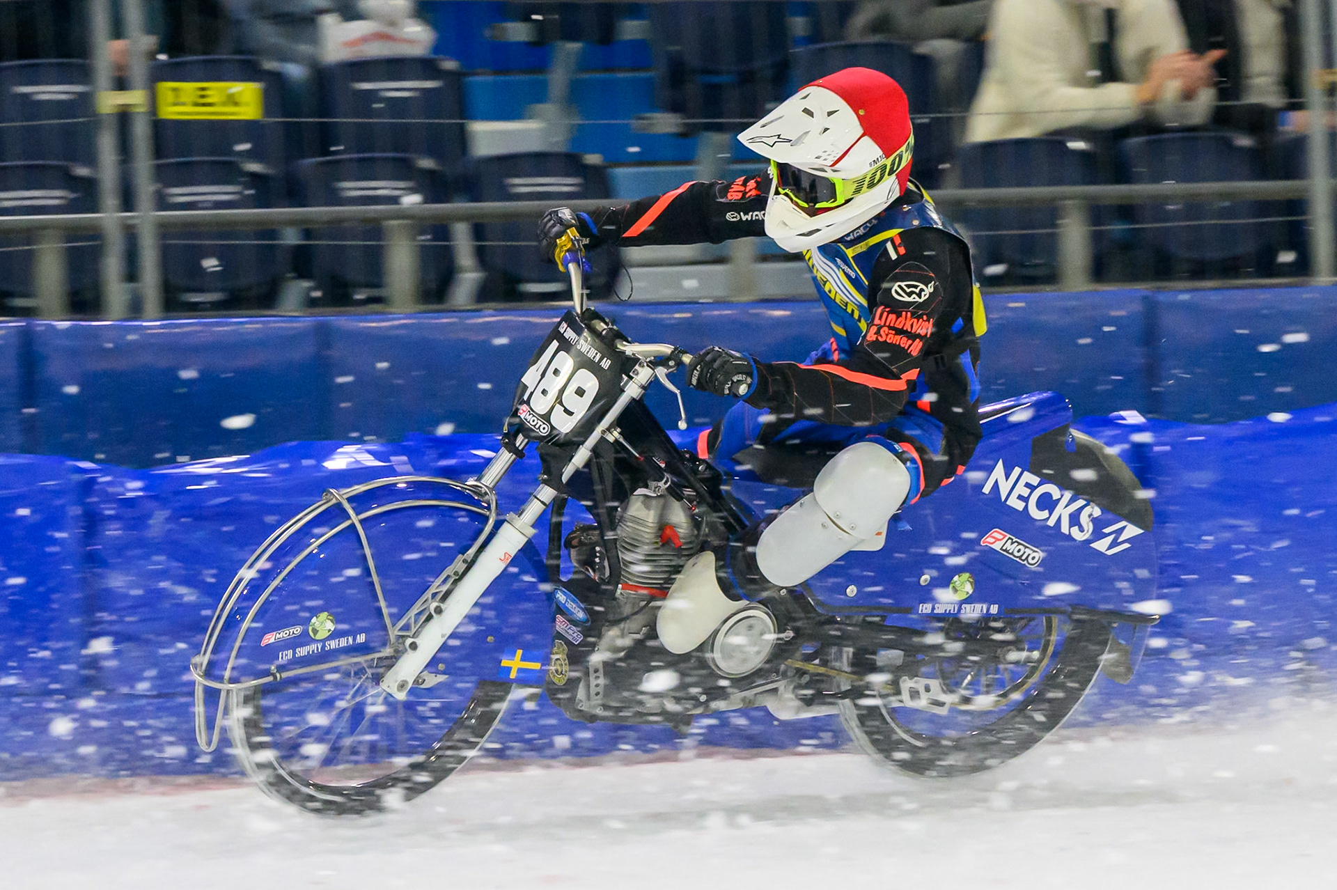 Melwin Björklin of Sweden  in action during the ROELOF THIJS BOKAAL at Ice Rink Thialf, Heerenveen on Friday 10th April 2026.  (Photo: Ian Charles | MI News)