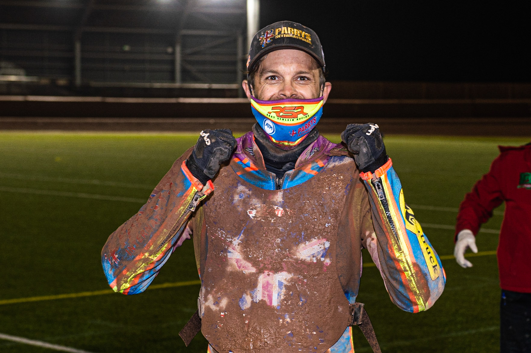 Photo: Ian CharlesRory Schlein  after his win in the British FinalSports Insure British Speedway Championship Final, National Speedway Stadium, Manchester Monday  28  September  2020
