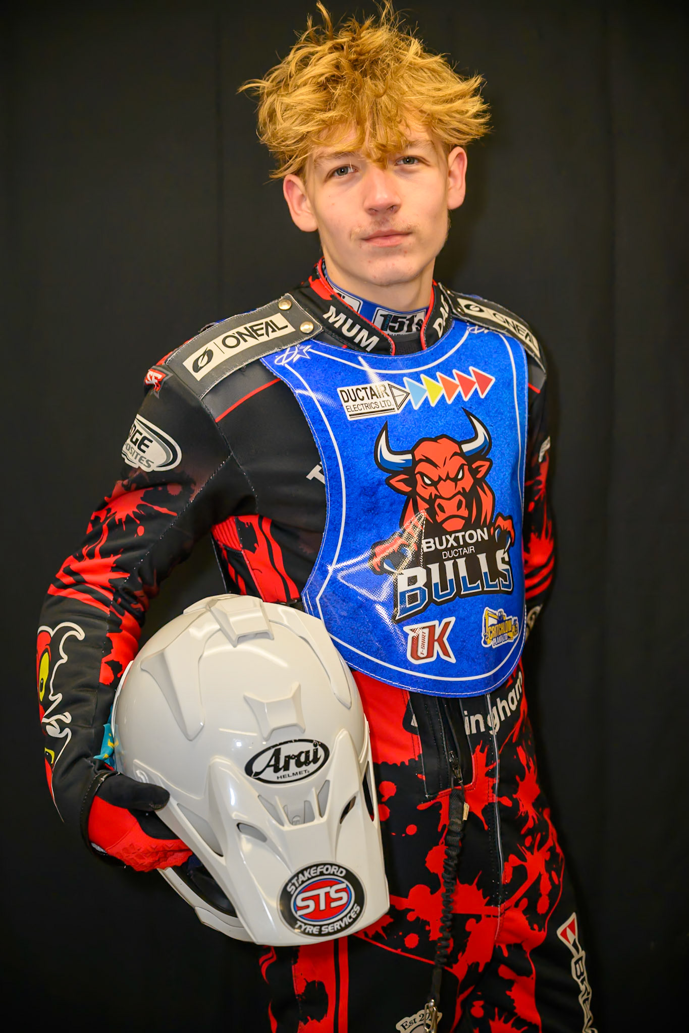 Dylan Huthwaite during Buxton Bulls Press and Practice at Hi-Edge Speedway, Buxton on Monday 30th March 2026. (Photo: Ian Charles | MI News)