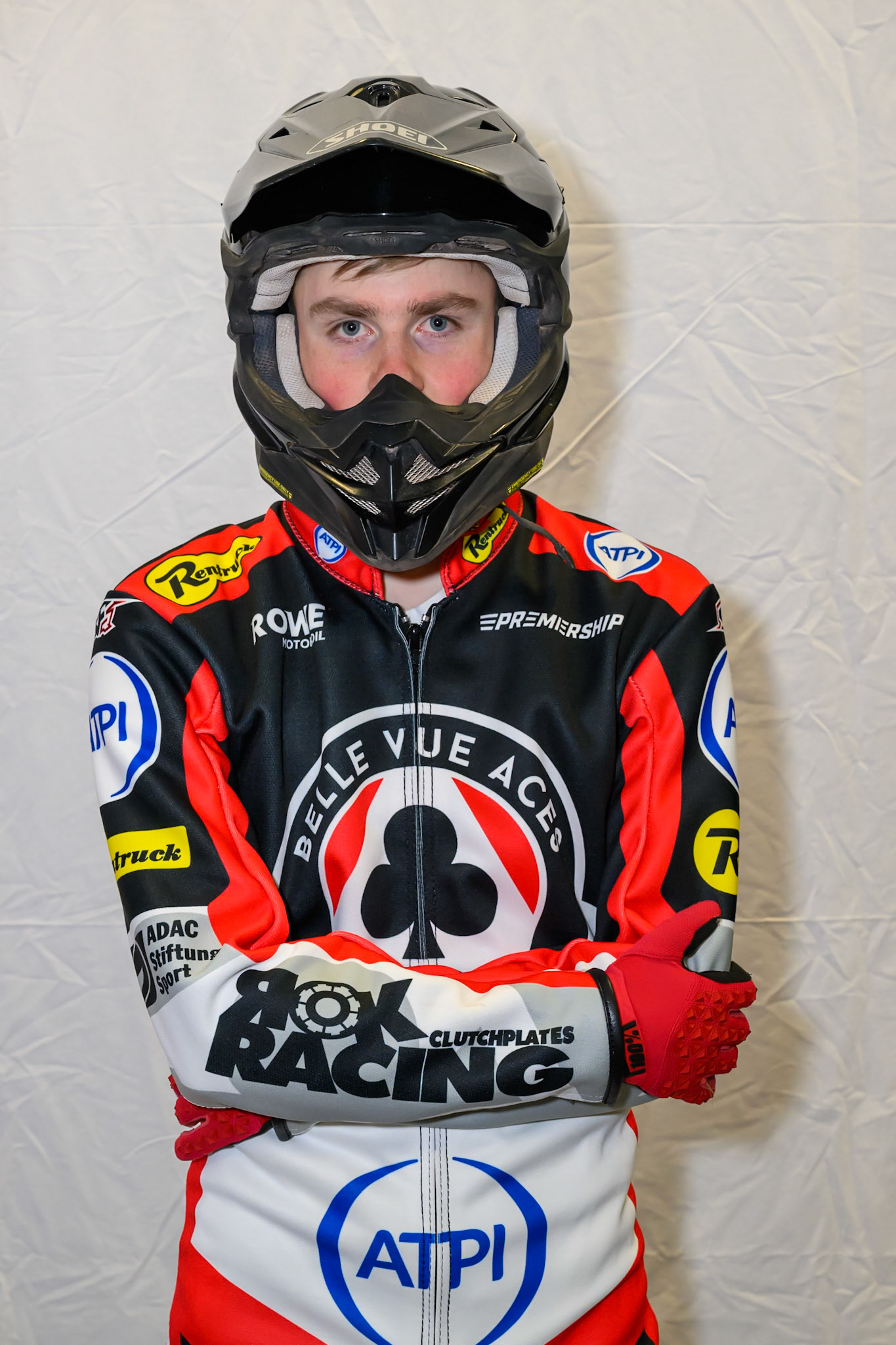 Norick Blodorn of Belle Vue Aces during the Knockout Cup, Northern Section match between Belle Vue Aces and Sheffield Tigers at the National Speedway Stadium, Manchester on Monday 30th March 2026. (Photo: Ian Charles | MI News)