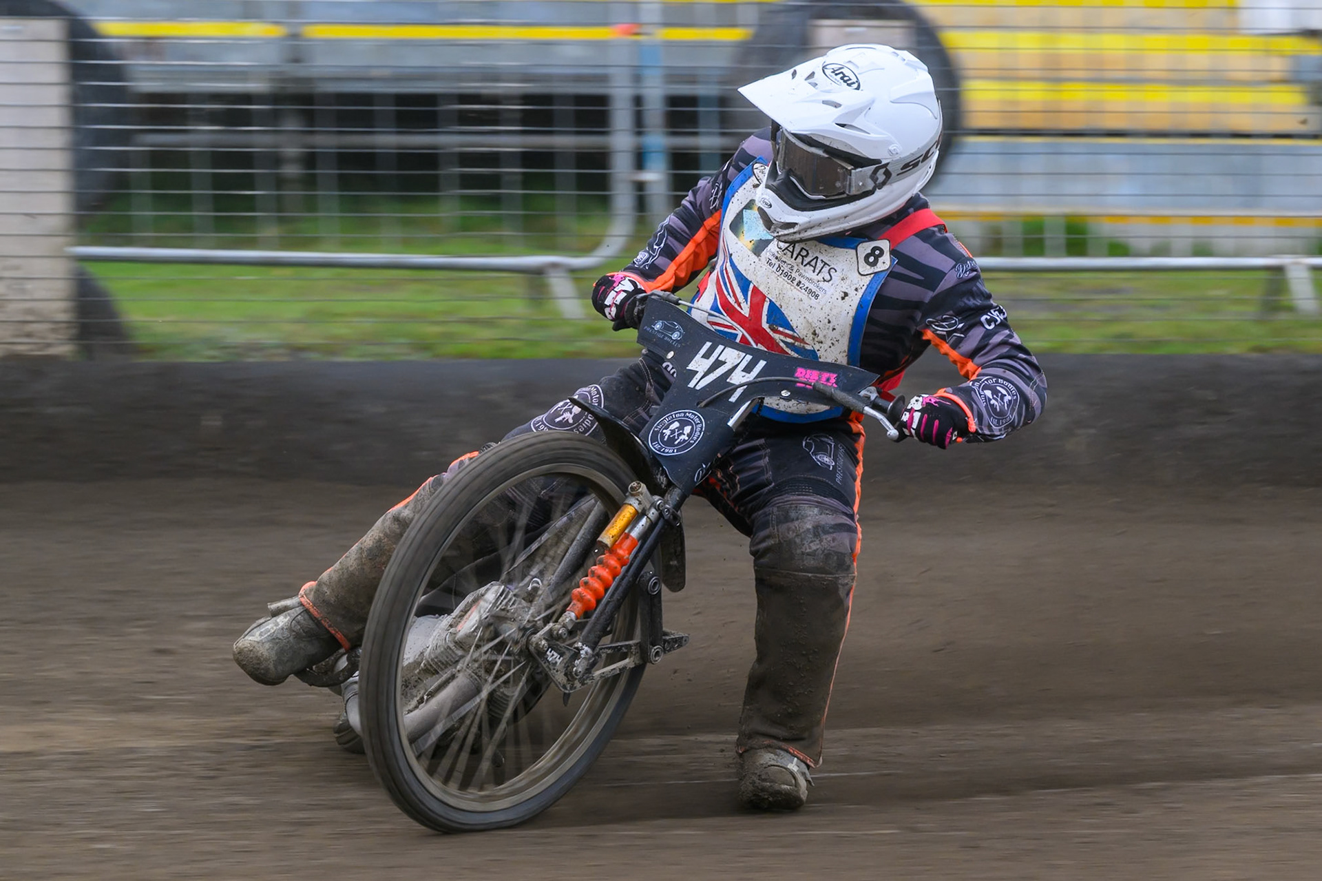 Jack Roberts in action during the Derbyshire Open at Hi-Edge Speedway, Buxton on Sunday 27th September 2026. (Photo: Ian Charles | MI News)