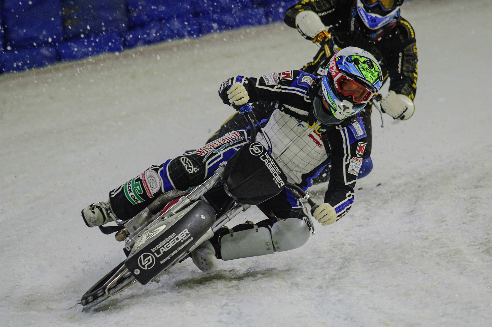 HEERENVEEN, NL. APR 1.  Philip Lageder in action during the ROLOEF THIJS BOKAAL  at Ice Rink Thialf, Heerenveen on Friday 1st April 2022. (Credit: Ian Charles | MI News)