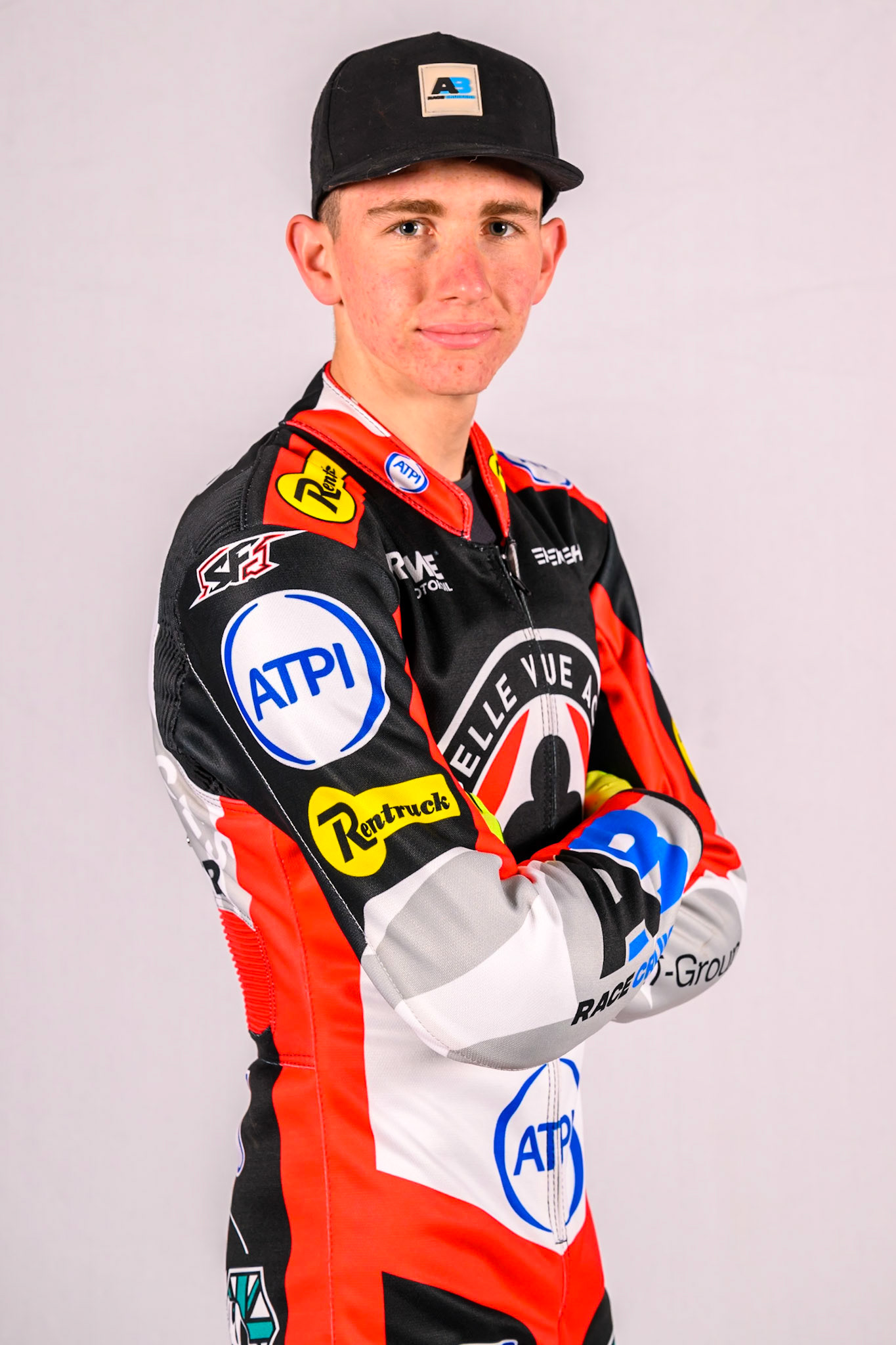 Will Cairns, Rising Star Rider of Belle Vue Aces during the Belle Vue Aces Media Day at the National Speedway Stadium, Manchester on Wednesday 11th March 2026. (Photo: Ian Charles | MI News)