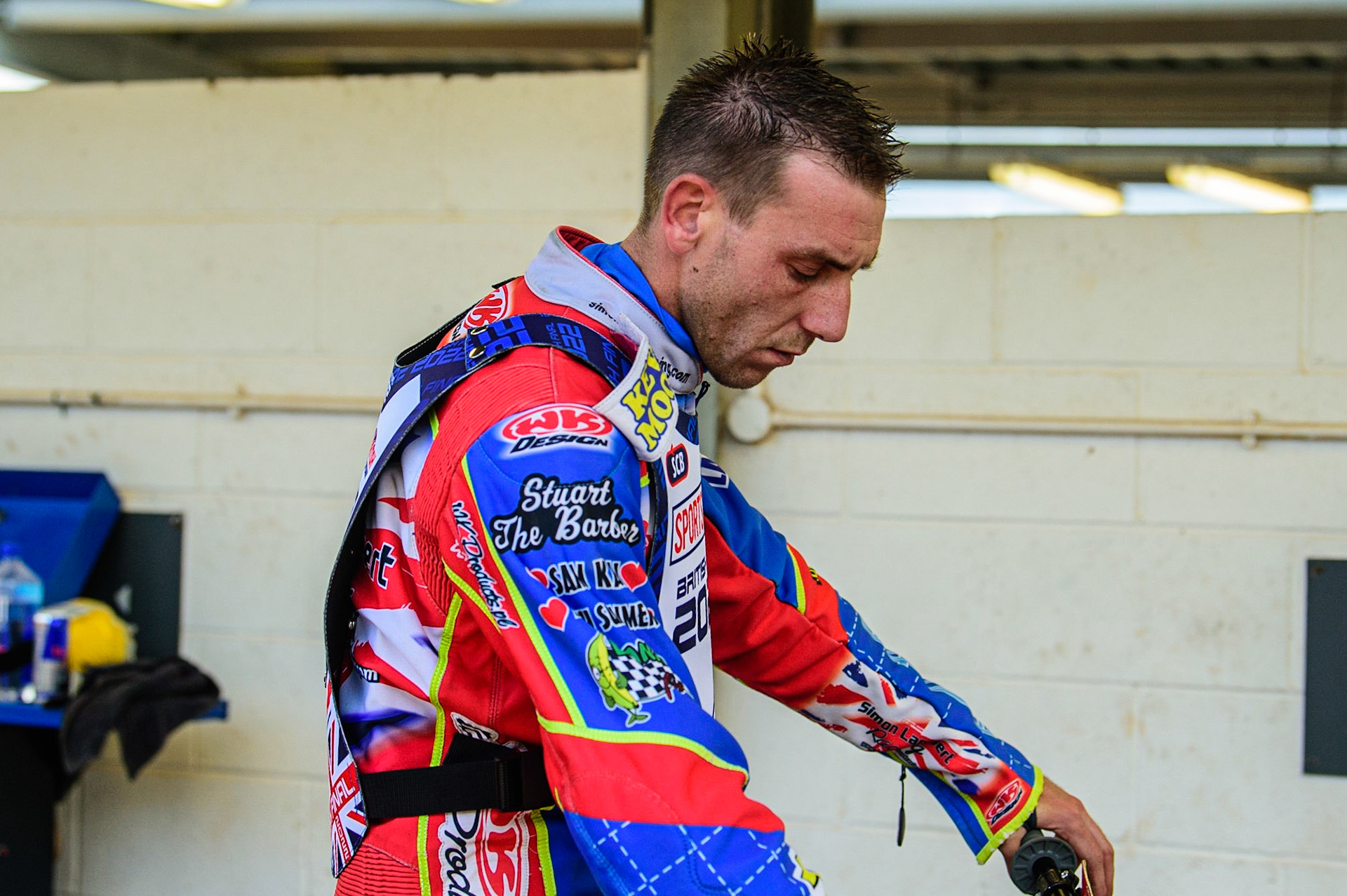 Simon Lambert  during the Sports Insure British Speedway Final, at the National Speedway Stadium, Manchester, on Sunday 18th September 2022. (Credit: Ian Charles | MI News )