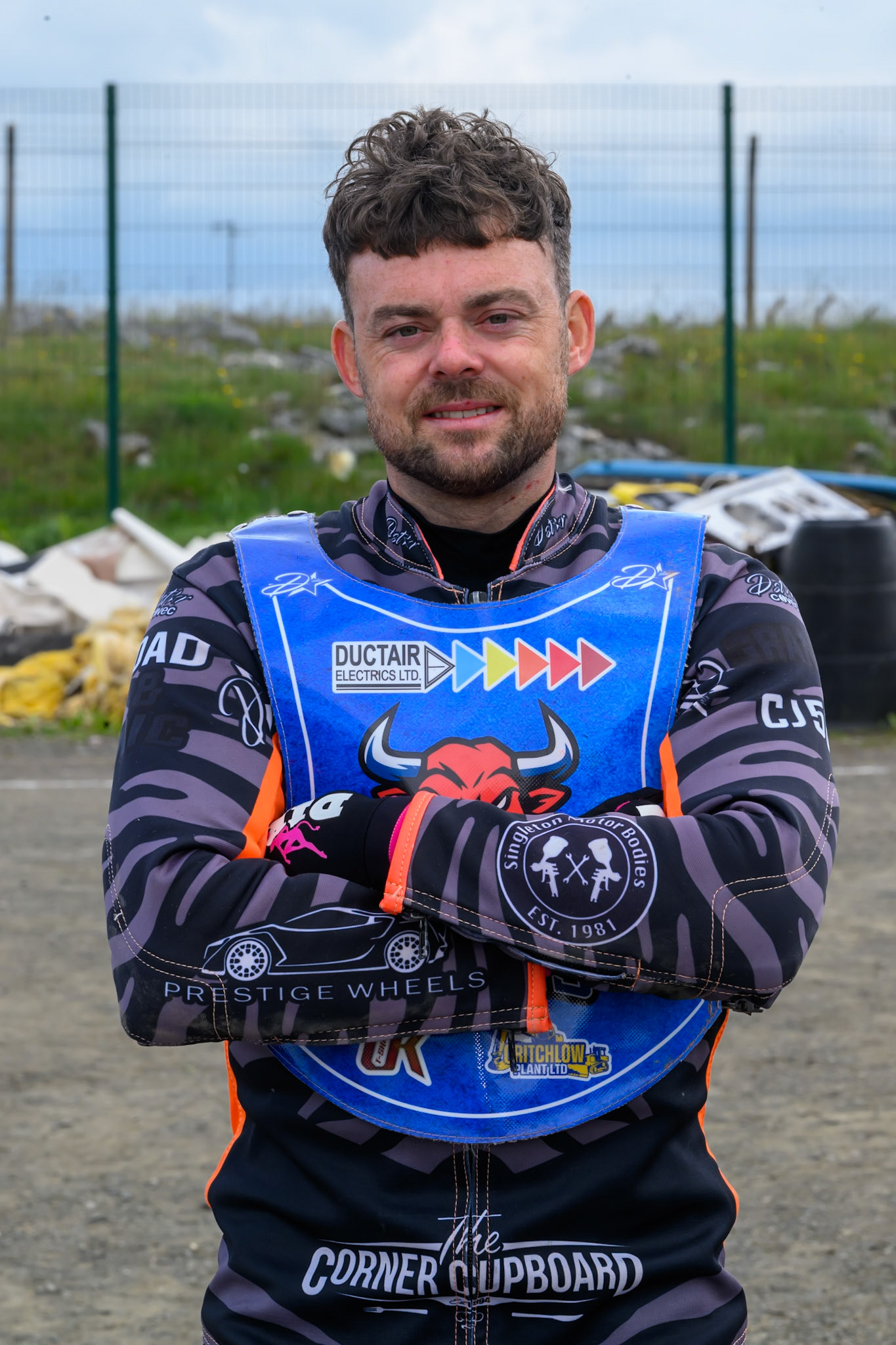 Jack Roberts of Buxton Bulls during the WSRA National Development League match between Buxton Bulls and Edinburgh Monarchs Academy at Hi-Edge Speedway, Buxton on Sunday 14th June 2026. (Photo: Ian Charles | MI News)