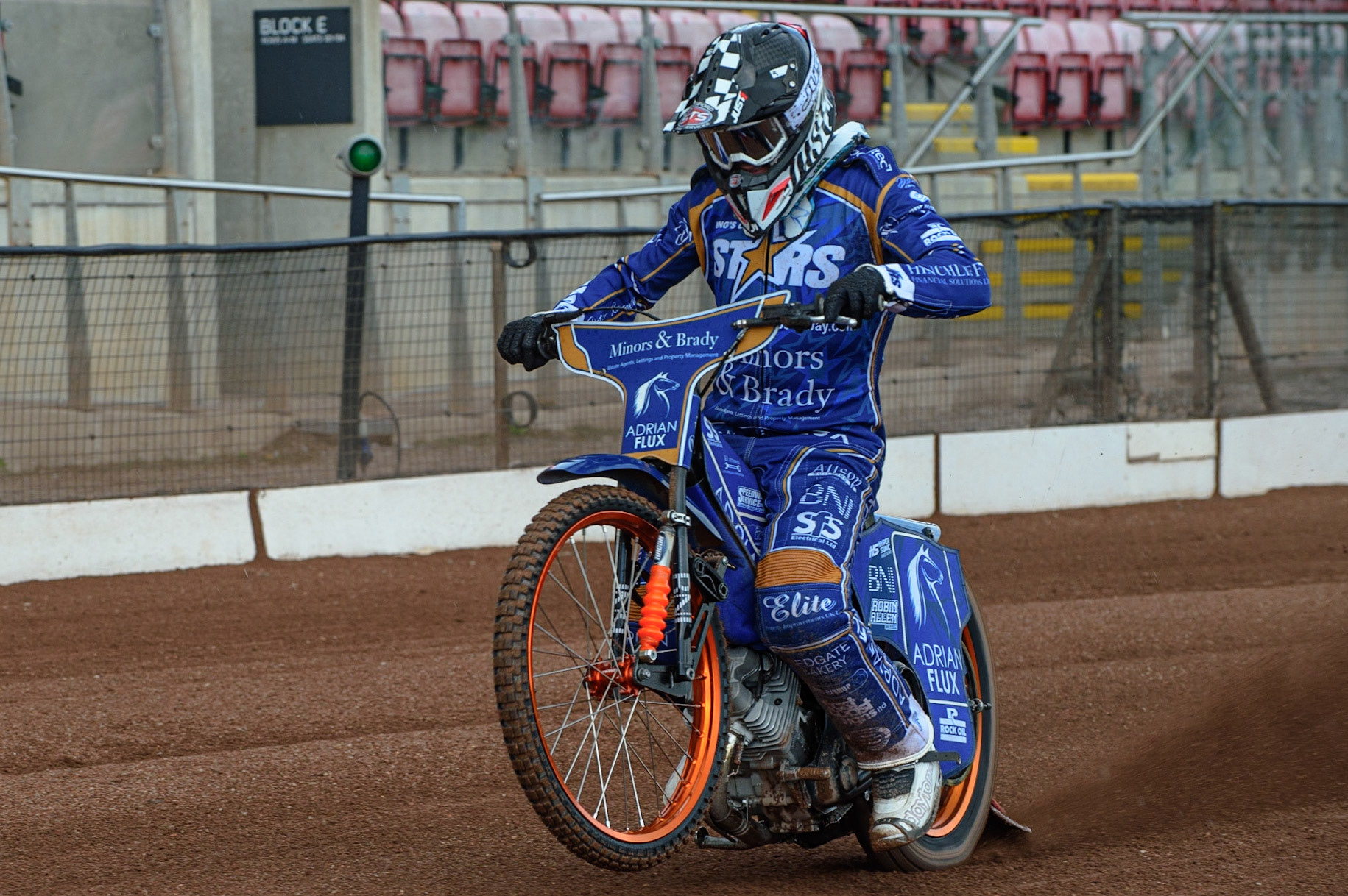 Photo: Ian CharlesLewis Kerr In ActionDiscovery Networks Eurosport Speedway Season Launch, National Speedway Stadium, Manchester Wednesday  12  May  2021