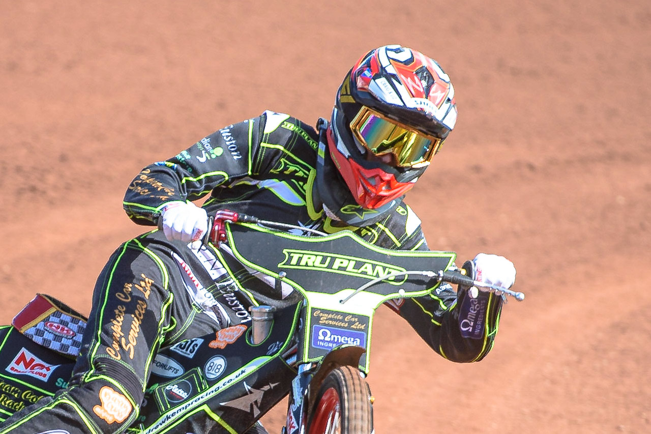 Photo: Ian CharlesDrew Kemp In ActionDiscovery Networks Eurosport Speedway Season Launch, National Speedway Stadium, Manchester Wednesday  12  May  2021