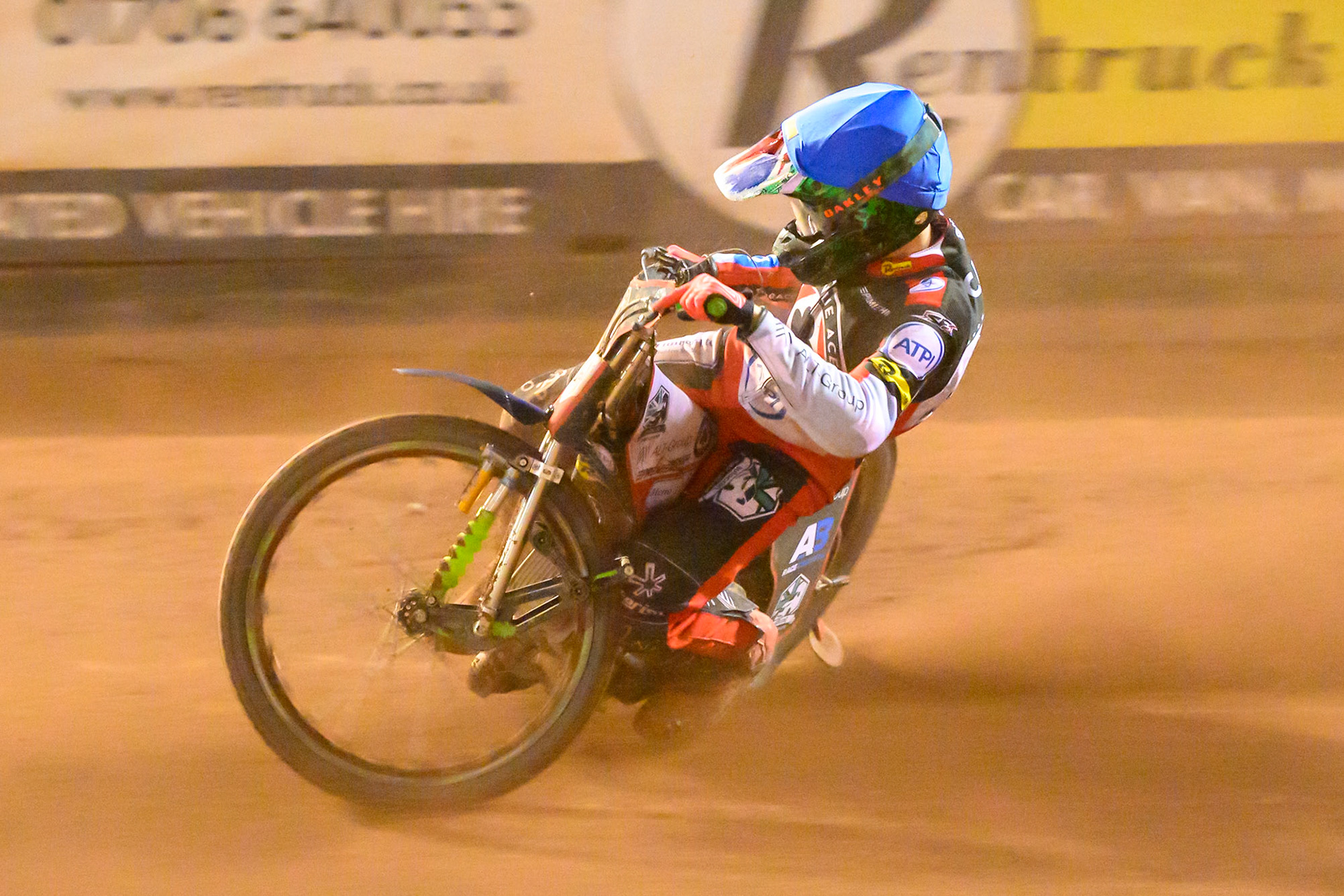 Will Cairns of Belle Vue Aces  in action during the Rowe Motor Oil Premiership match between Belle Vue Aces and Ipswich Witches at the National Speedway Stadium, Manchester on Monday 20th April 2026. (Photo: Ian Charles | MI News)
