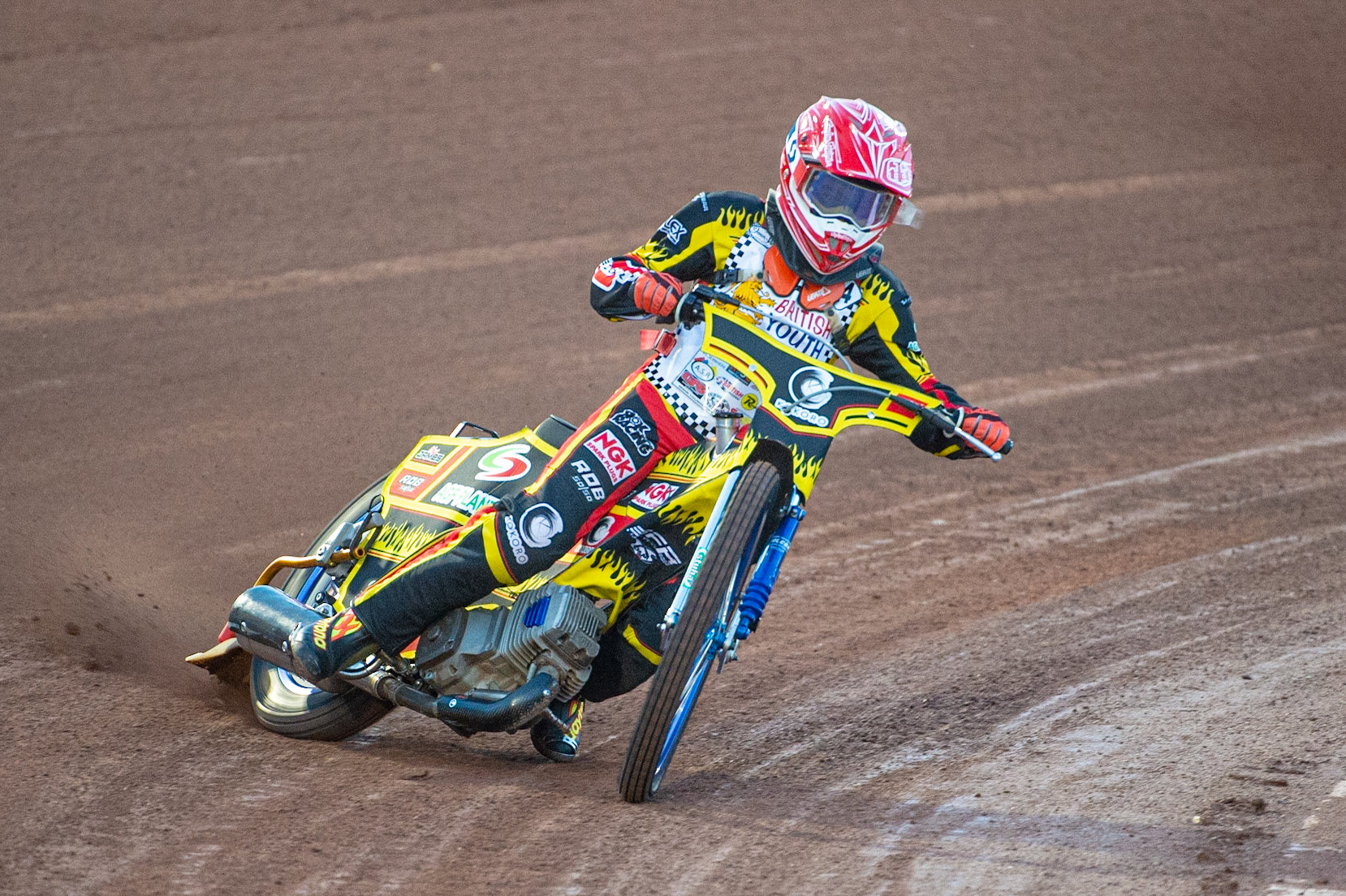 Photo: Ian CharlesMax James in action  (250cc Class)British Youth Speedway Championship (Round 5), National Speedway Stadium, Manchester Saturday  10  October  2020