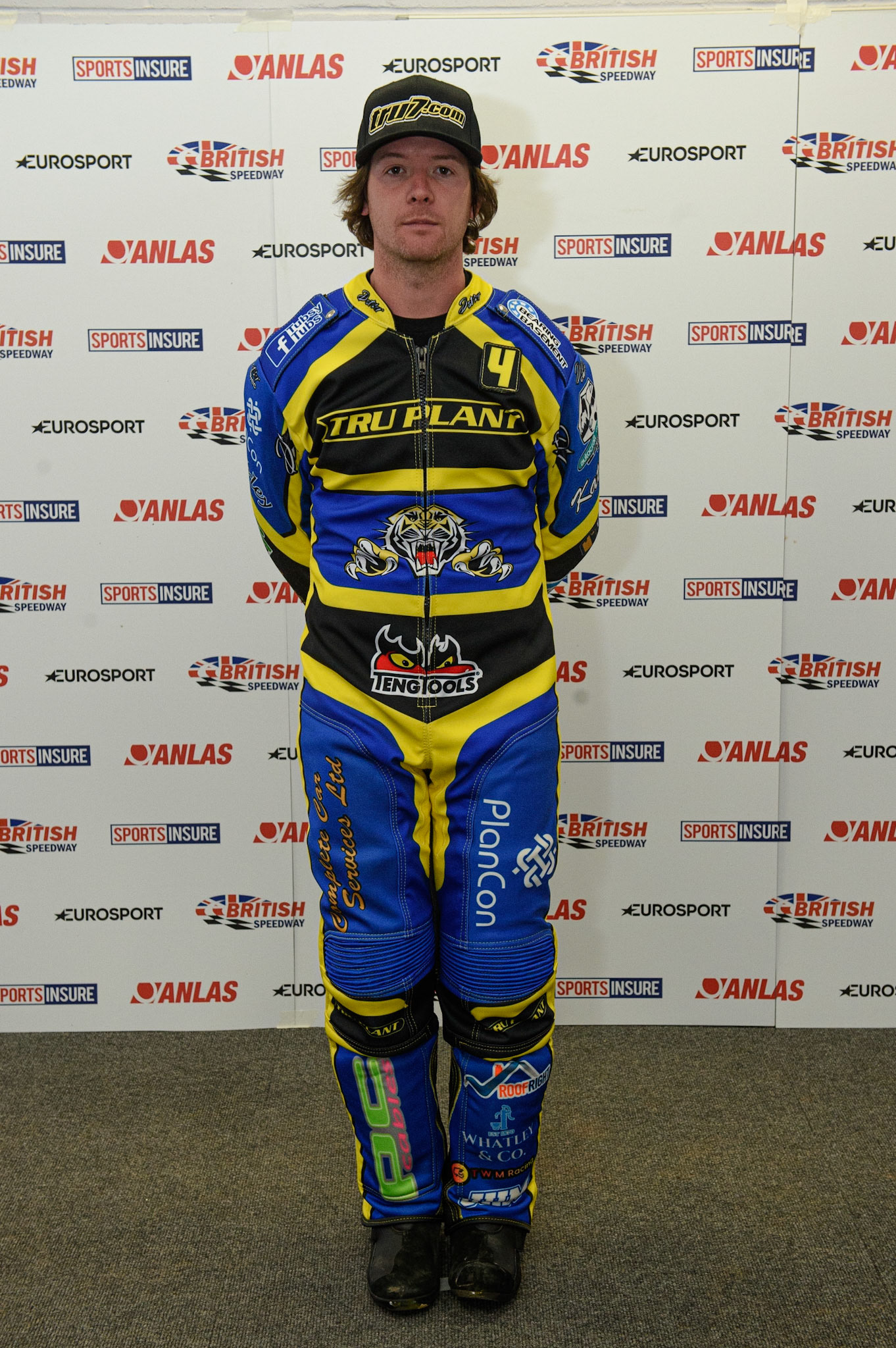 Photo: Ian CharlesKyle Howarth Captain of Sheffield TigersDiscovery Networks Eurosport Speedway Season Launch, National Speedway Stadium, Manchester Wednesday  12  May  2021