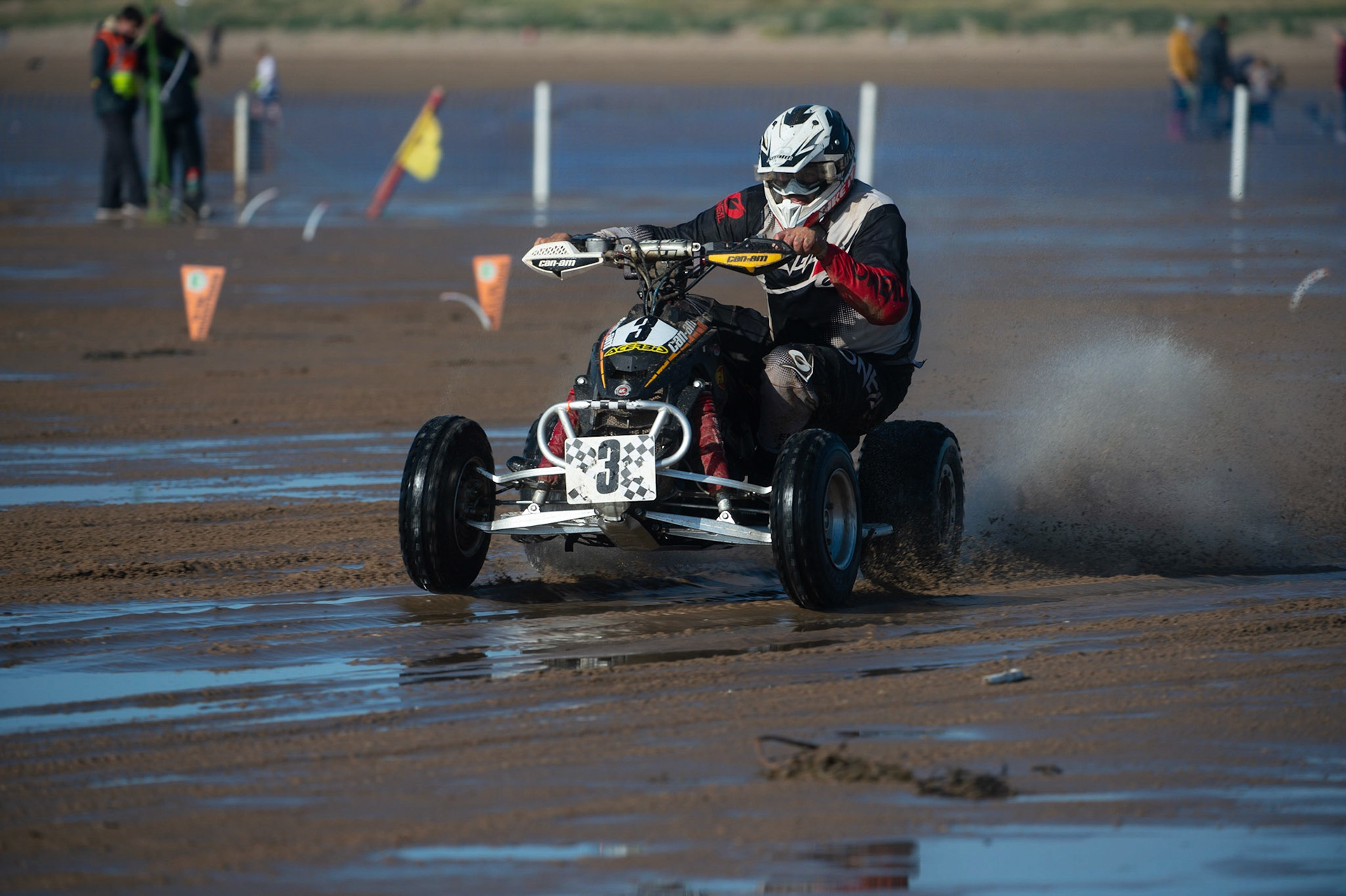 Dean Morford (3)  during the Fylde ACU British Sand Racing Masters Championship on  Sunday 2nd October 2022. (Credit: Ian Charles | MI News)