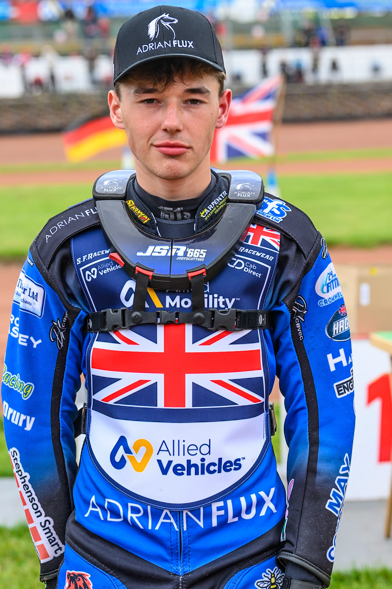 Reserve Jody Scott of Great Britain during the FIM SGP2 Qualifying Round at the Peugeot Ashfield Stadium in Glasgow on Saturday 24th May 2025. (Photo: Ian Charles | MI News)