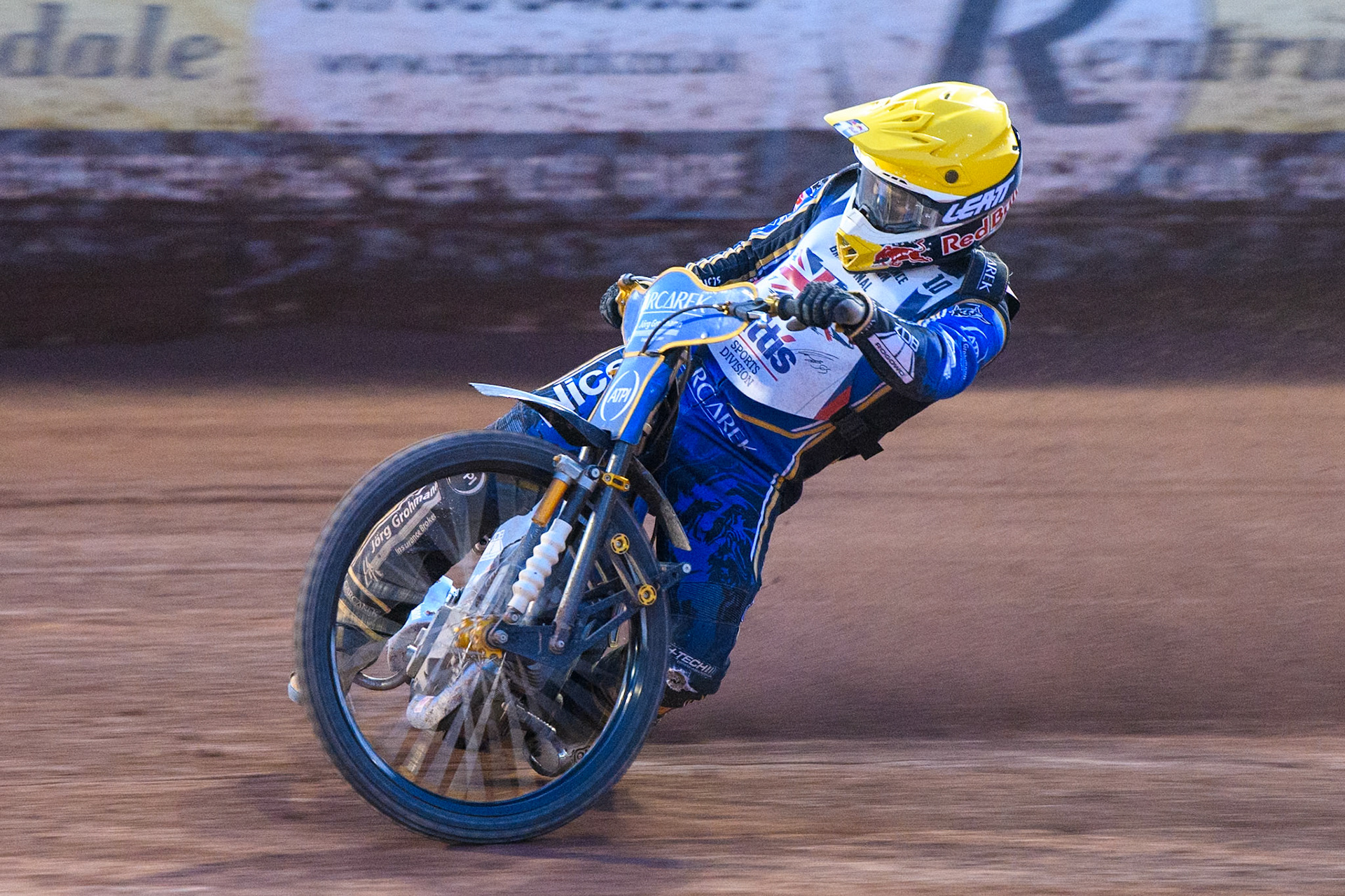 Robert Lambert in action during the Attis Insurance Sports Division British Final at the National Speedway Stadium, Manchester on Monday 12th May 2025. (Photo: Ian Charles | MI News)