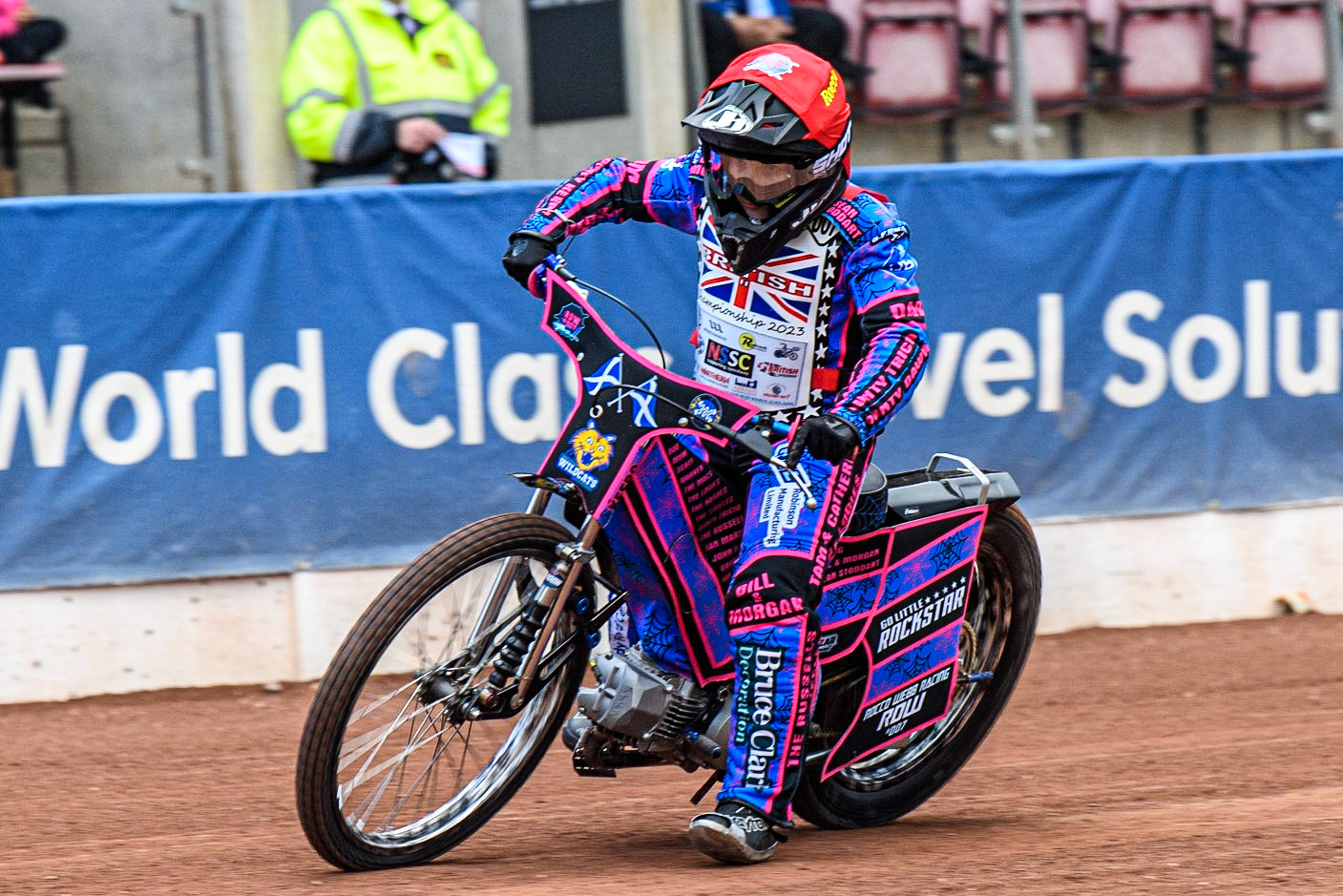 Rocco Webb in action  during the British Youth Championships at the National Speedway Stadium, Manchester on Friday 12th May 2023. (Photo: Ian Charles | MI News)