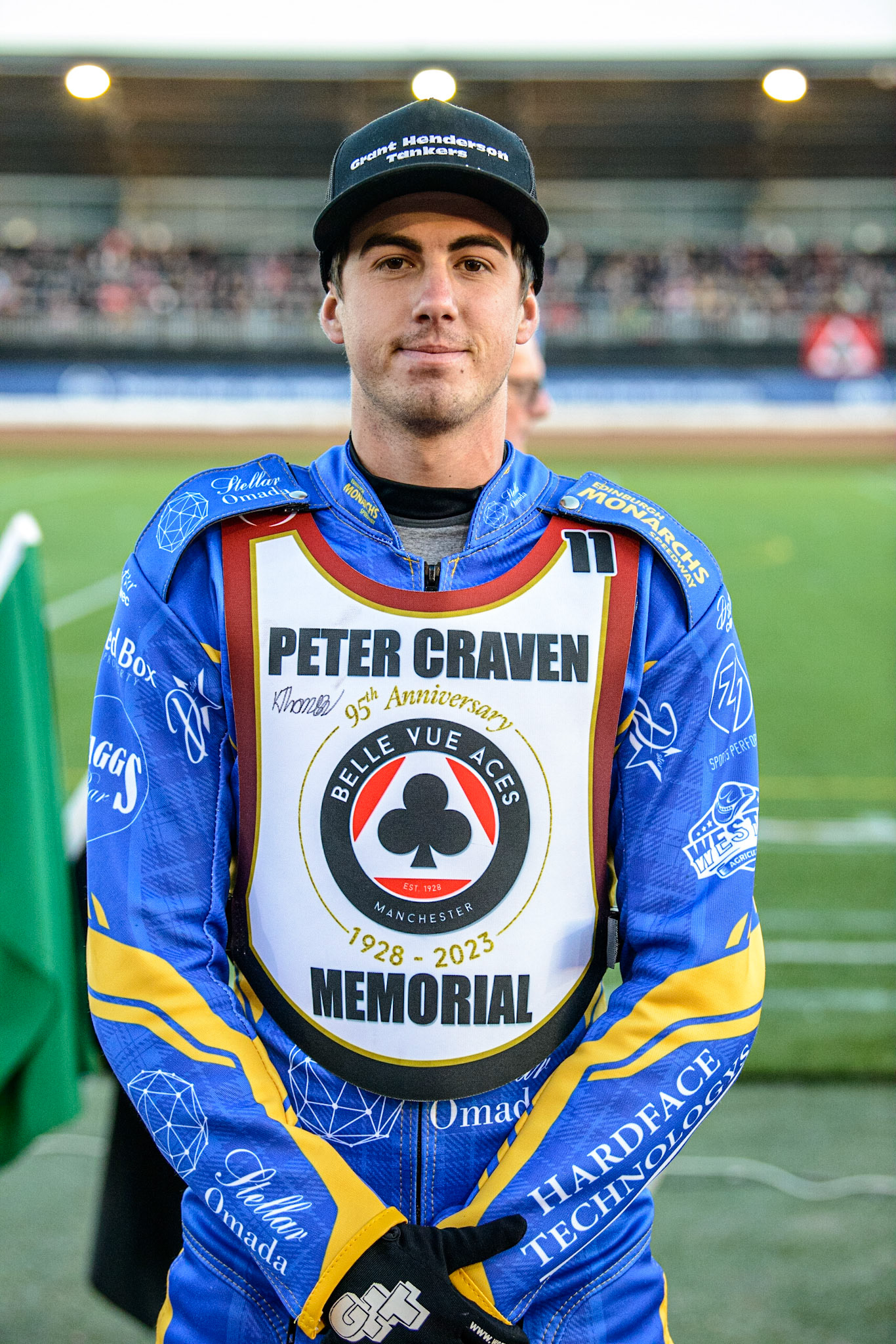Kye Thompson  during the Peter Craven Memorial Trophy  at the National Speedway Stadium, Manchester on Monday 3rd April 2023. (Photo: Ian Charles | MI News)