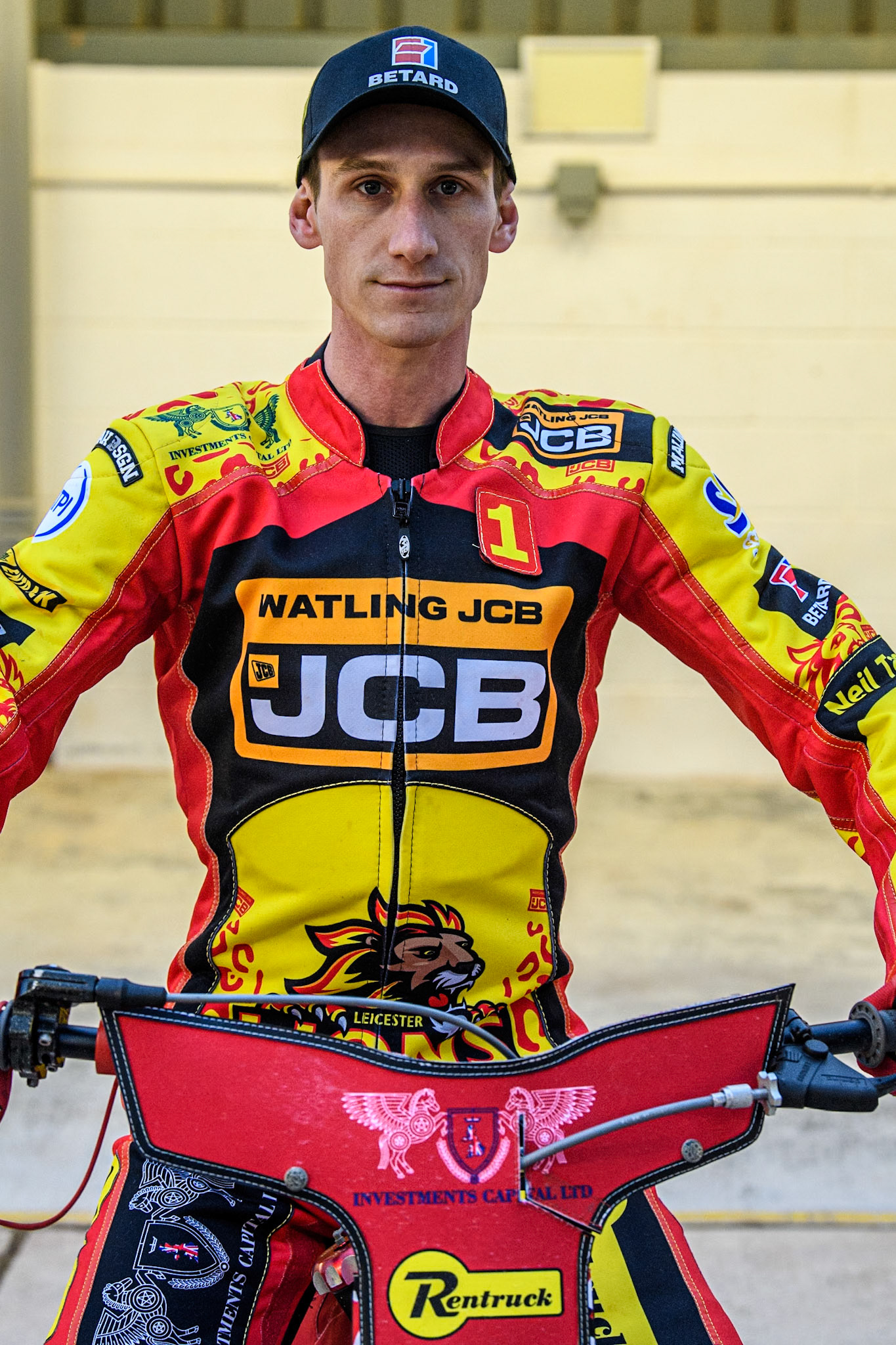 Max Fricke of Leicester Lions during the Rowe Motor Oil Premiership match between Belle Vue Aces and Leicester Lions at the National Speedway Stadium, Manchester on Saturday 6th April 2024. (Photo: Ian Charles | MI News)