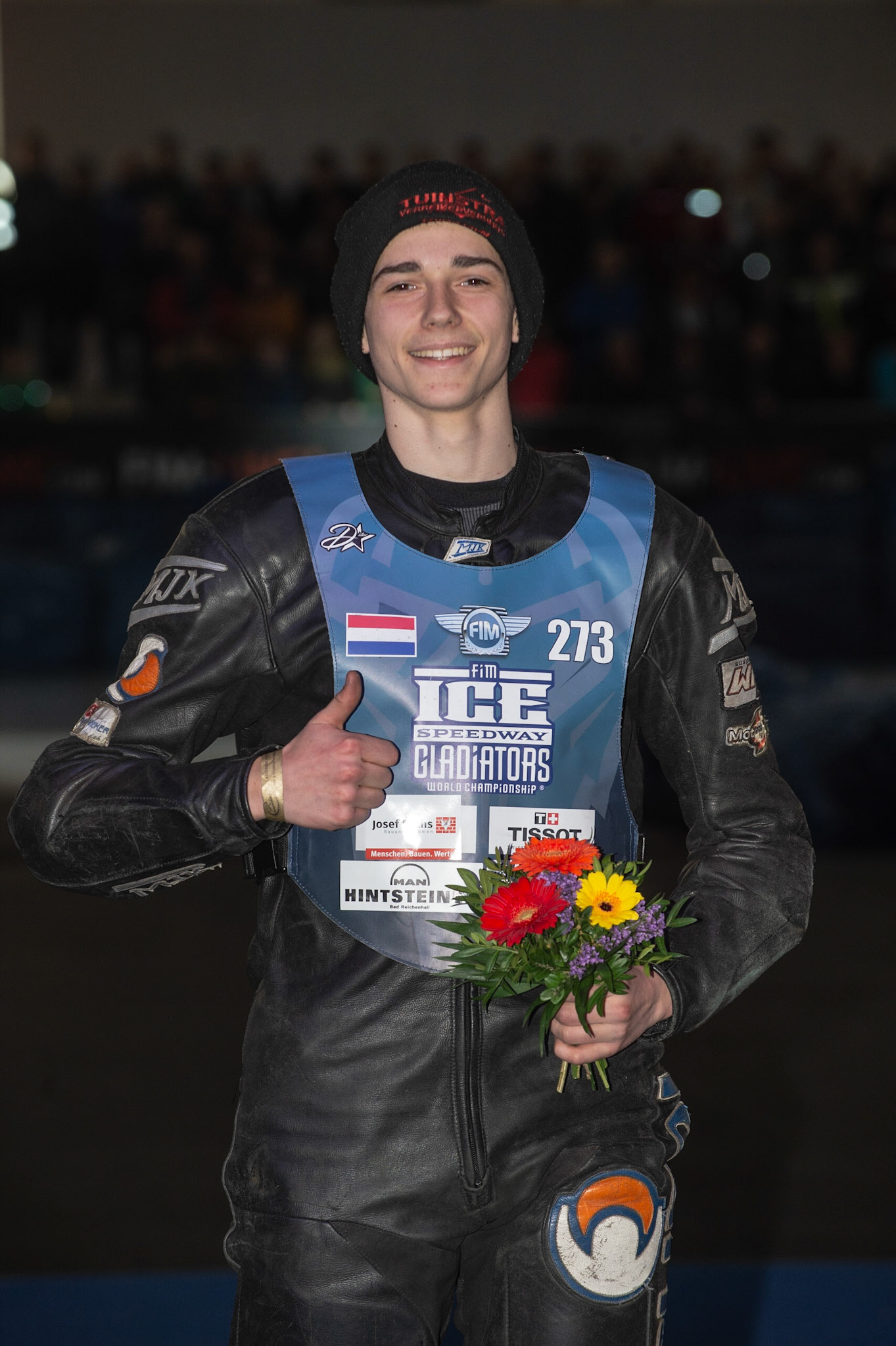 Photo: Ian Charles

Jimmy Tuinstra (273) Netherlands 

FIM Ice Speedway Gladiators World Championship, Event 4.2, Max-Aicher-Arena, Inzell, Germany, Sunday 17 March 2019