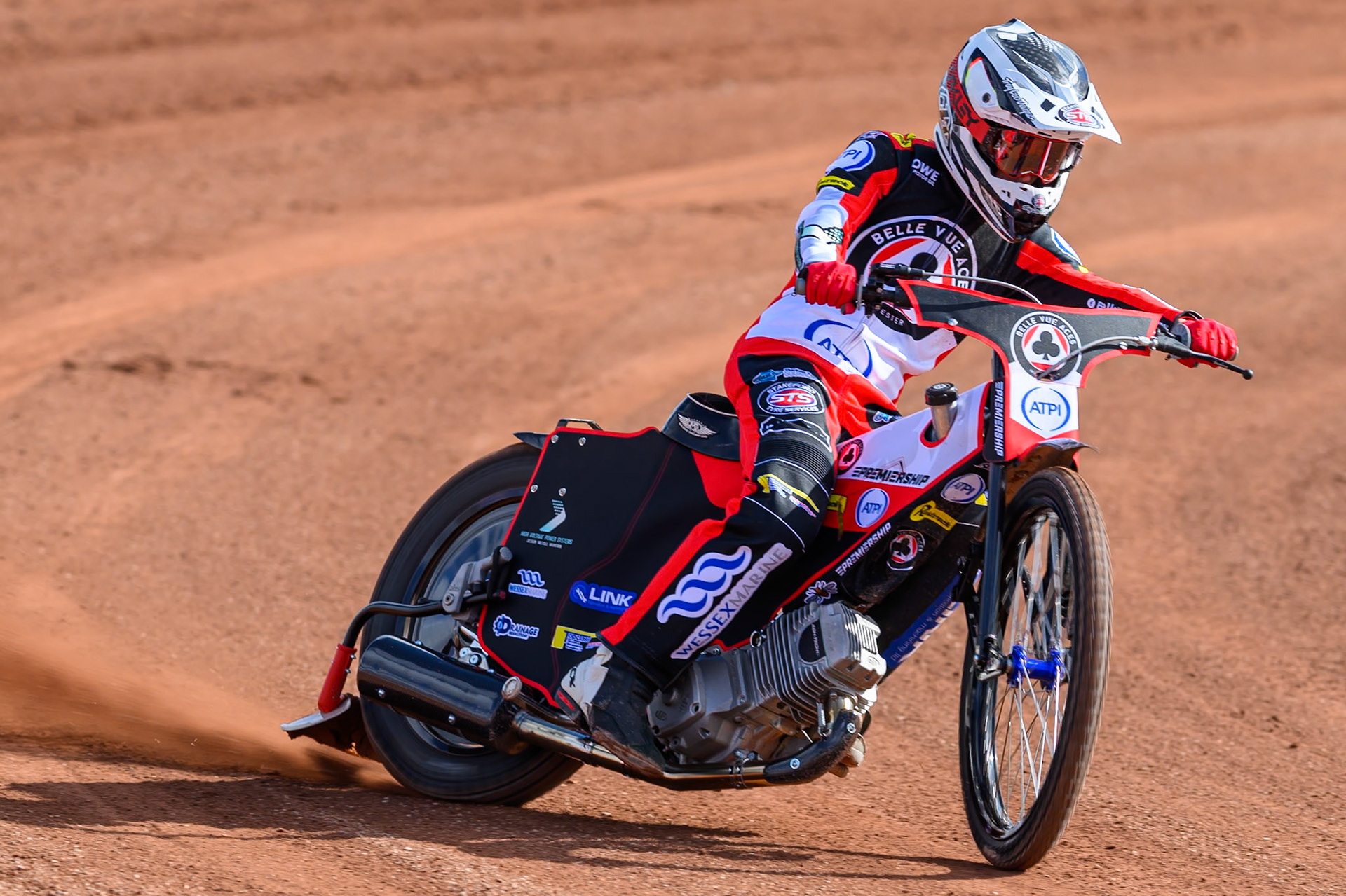 Zach Cook of Belle Vue Aces in action during the Belle Vue Aces Media Day at the National Speedway Stadium, Manchester on Wednesday 11th March 2026. (Photo: Ian Charles | MI News)