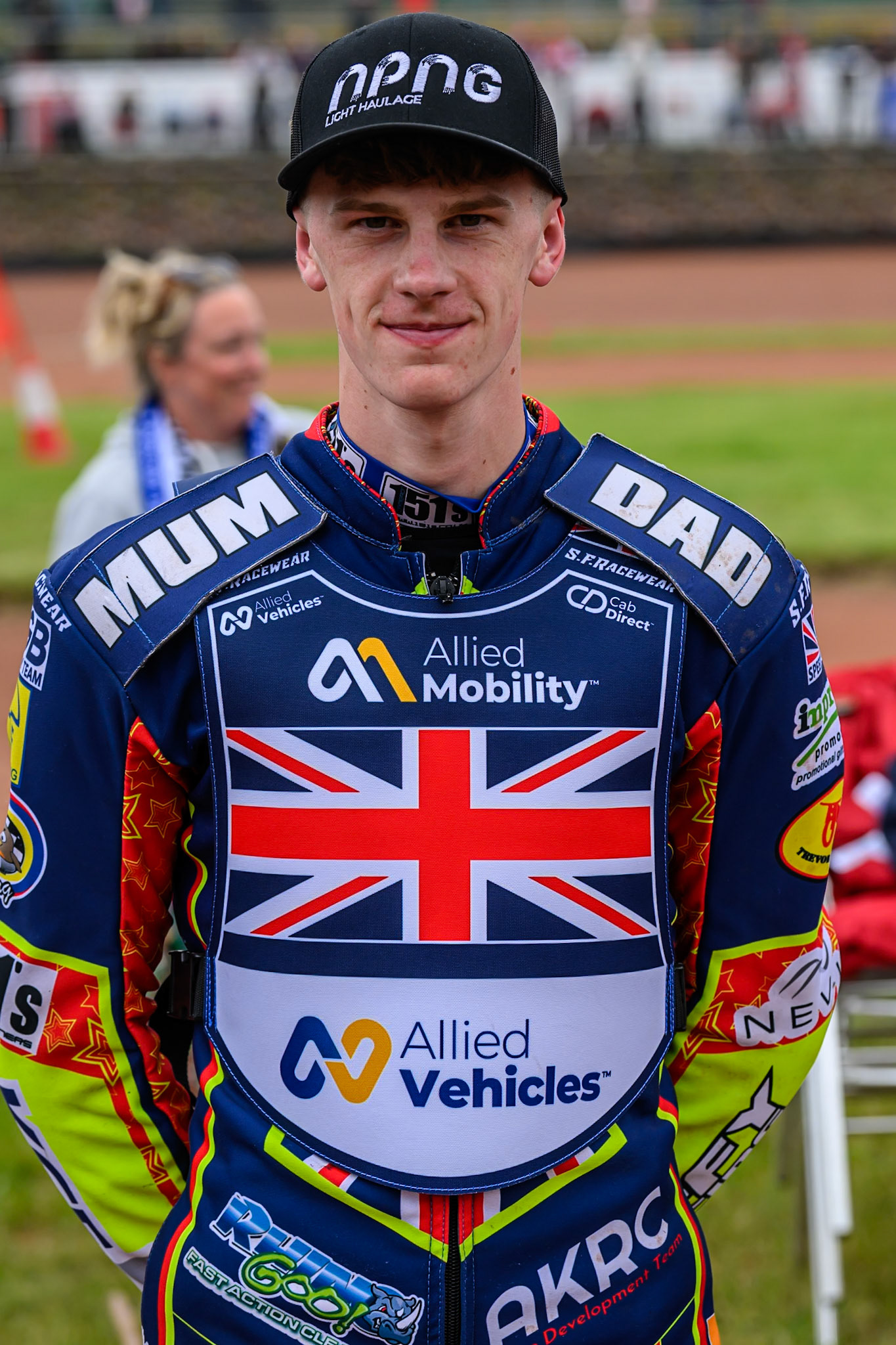 Jake Mulford of Great Britain during the FIM SGP2 Qualifying Round at the Peugeot Ashfield Stadium in Glasgow on Saturday 24th May 2025. (Photo: Ian Charles | MI News)