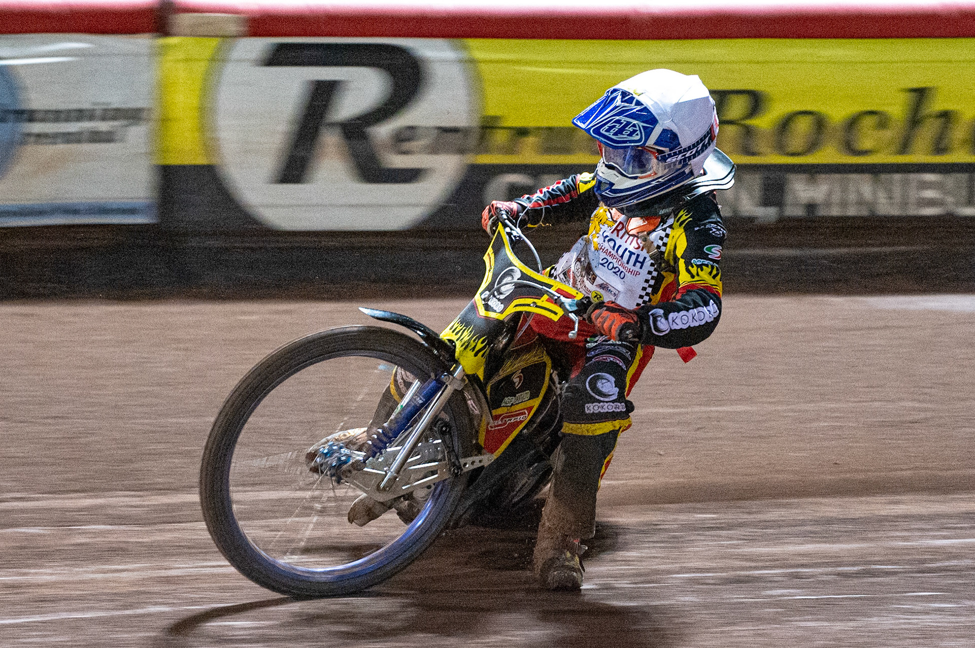 Photo: Ian CharlesMax James in action  (250cc Class)British Youth Speedway Championship (Round 5), National Speedway Stadium, Manchester Saturday  10  October  2020