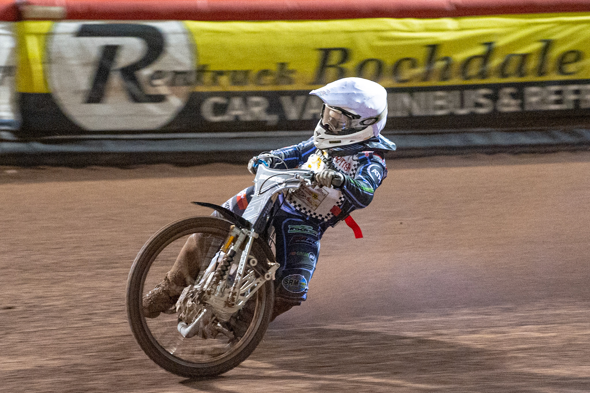 Photo: Ian CharlesSam McGurk in action  (500cc A Class)British Youth Speedway Championship (Round 5), National Speedway Stadium, Manchester Saturday  10  October  2020