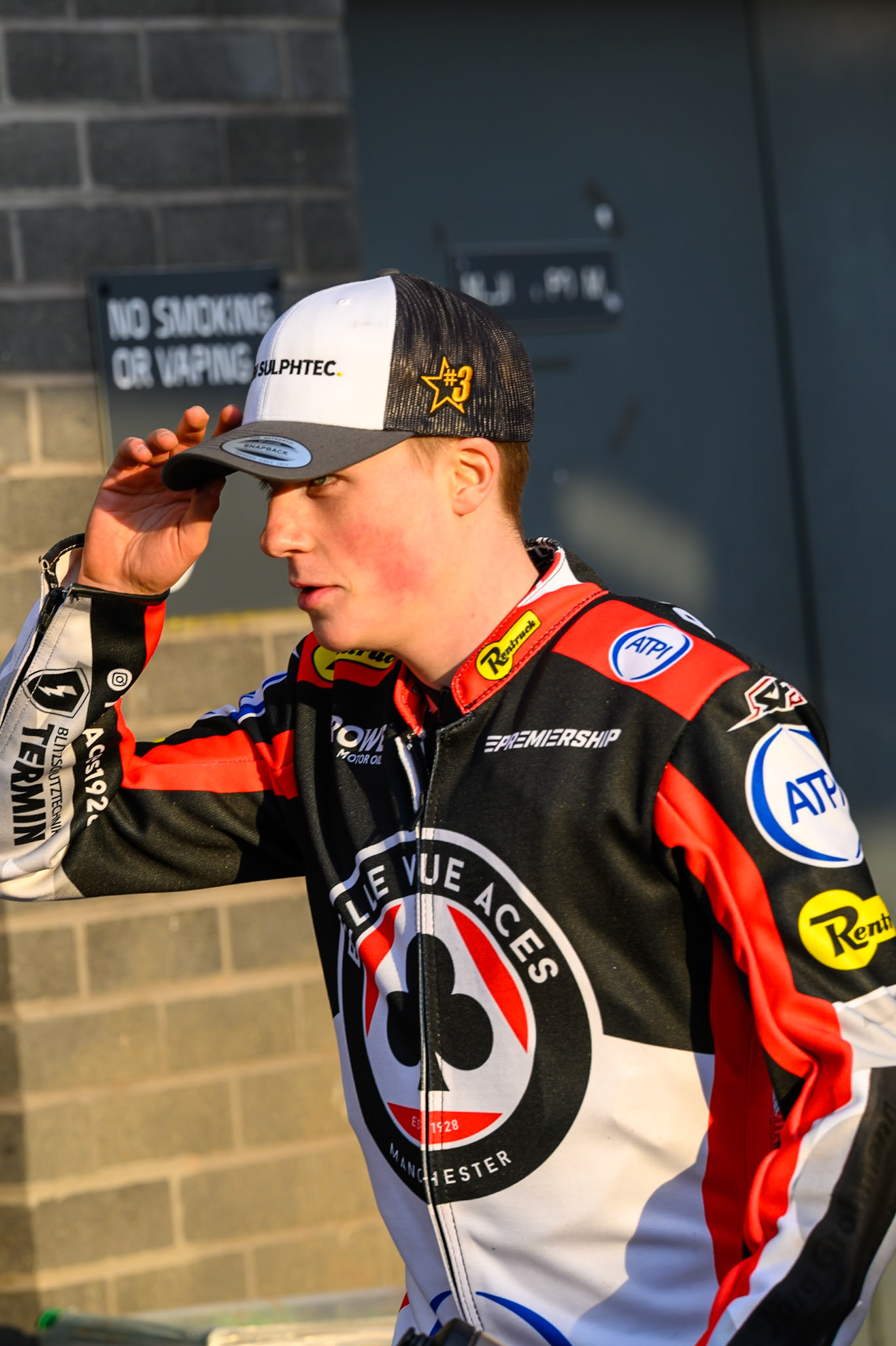 Norick Blödorn of Belle Vue Aces during the Rowe Motor Oil Premiership match between Belle Vue Aces and Ipswich Witches at the National Speedway Stadium, Manchester on Monday 20th April 2026. (Photo: Ian Charles | MI News)