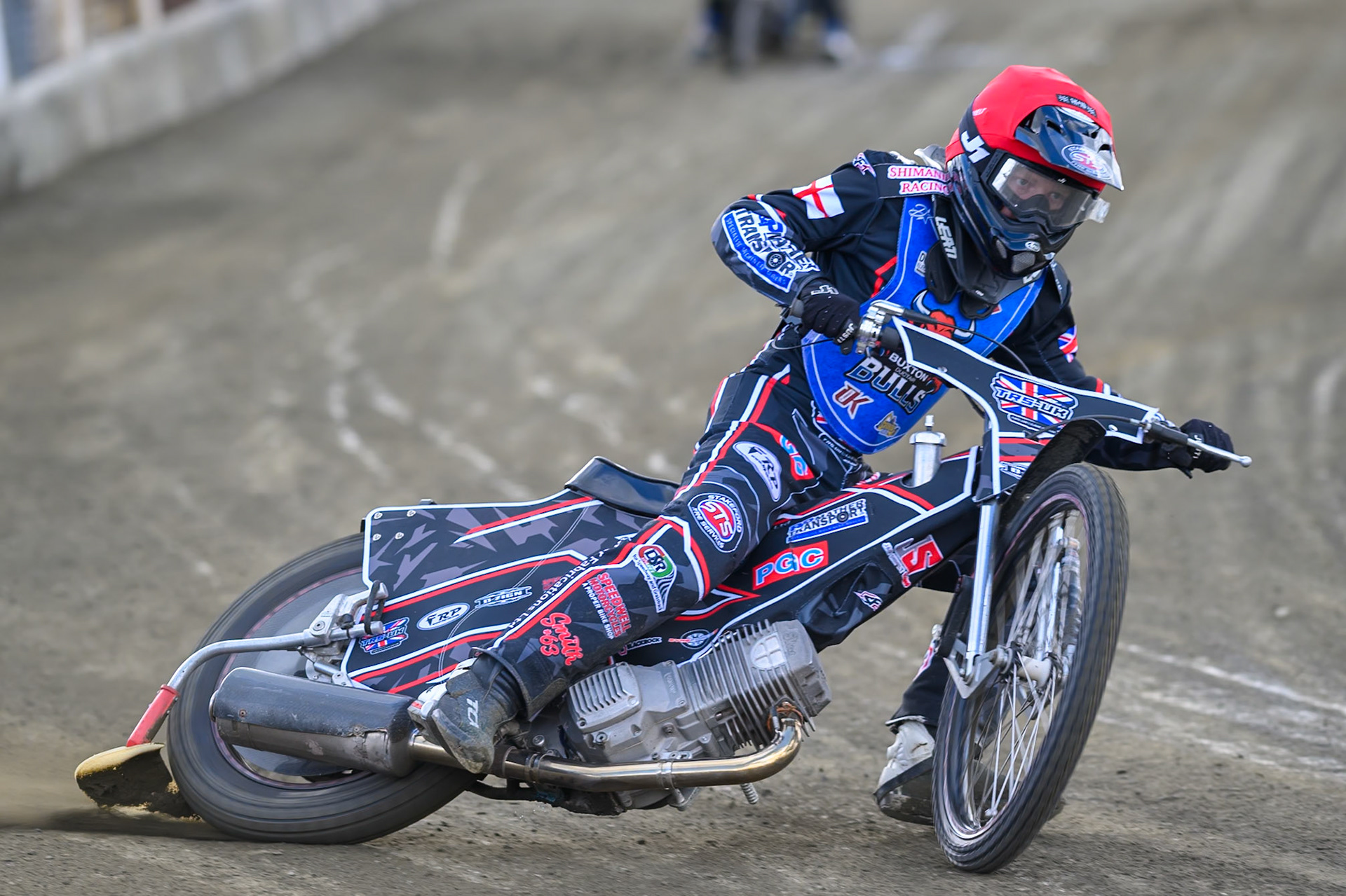 Jack Shimelt of Buxton Bulls  in action during the Regina Chains Fours at Buxton Speedway, Buxton on Sunday 5th April 2026. (Photo: Ian Charles | MI News)