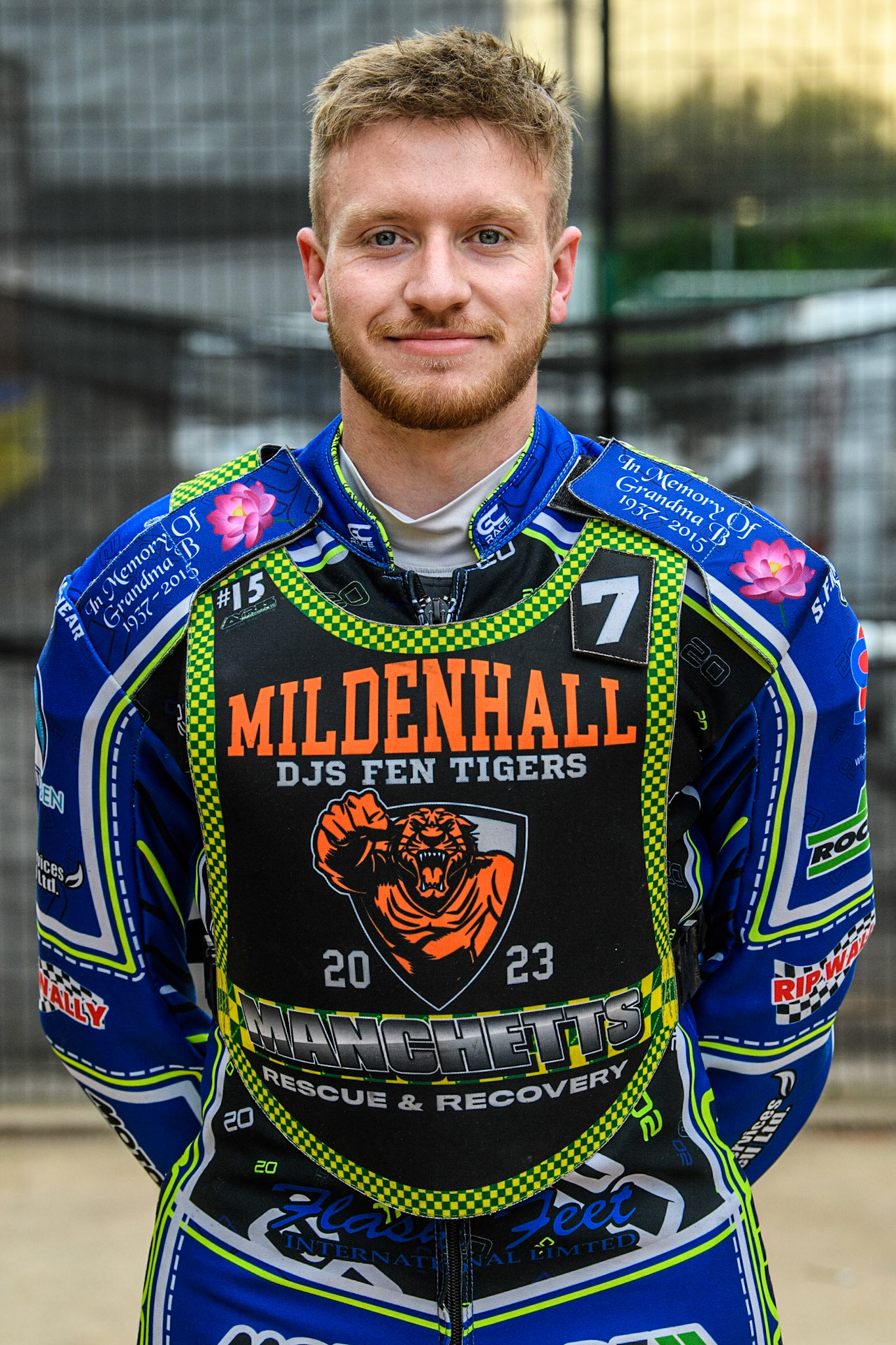 Arran Butcher - Mildenhall Manchettes Fen Tigers during the National Development League match between Belle Vue Colts and Mildenhall Fens Tigers at the National Speedway Stadium, Manchester on Friday 26th May 2023. (Photo: Ian Charles | MI News)
