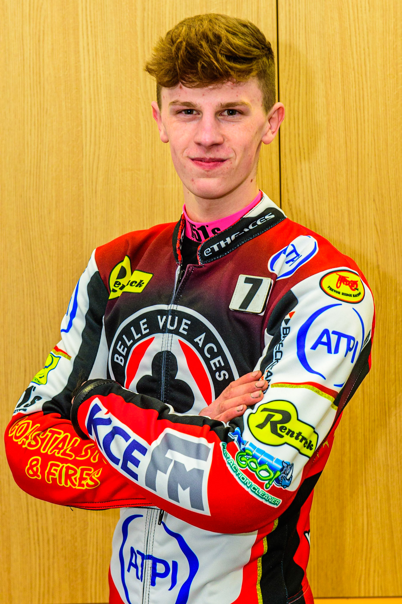 Jake Mulford  - Belle Vue ‘ATPI’ Aces  during the SGB Premiership match between Belle Vue Aces and Sheffield Tigers at the National Speedway Stadium, Manchester on Monday 27th March 2023. (Photo: Ian Charles | MI News)