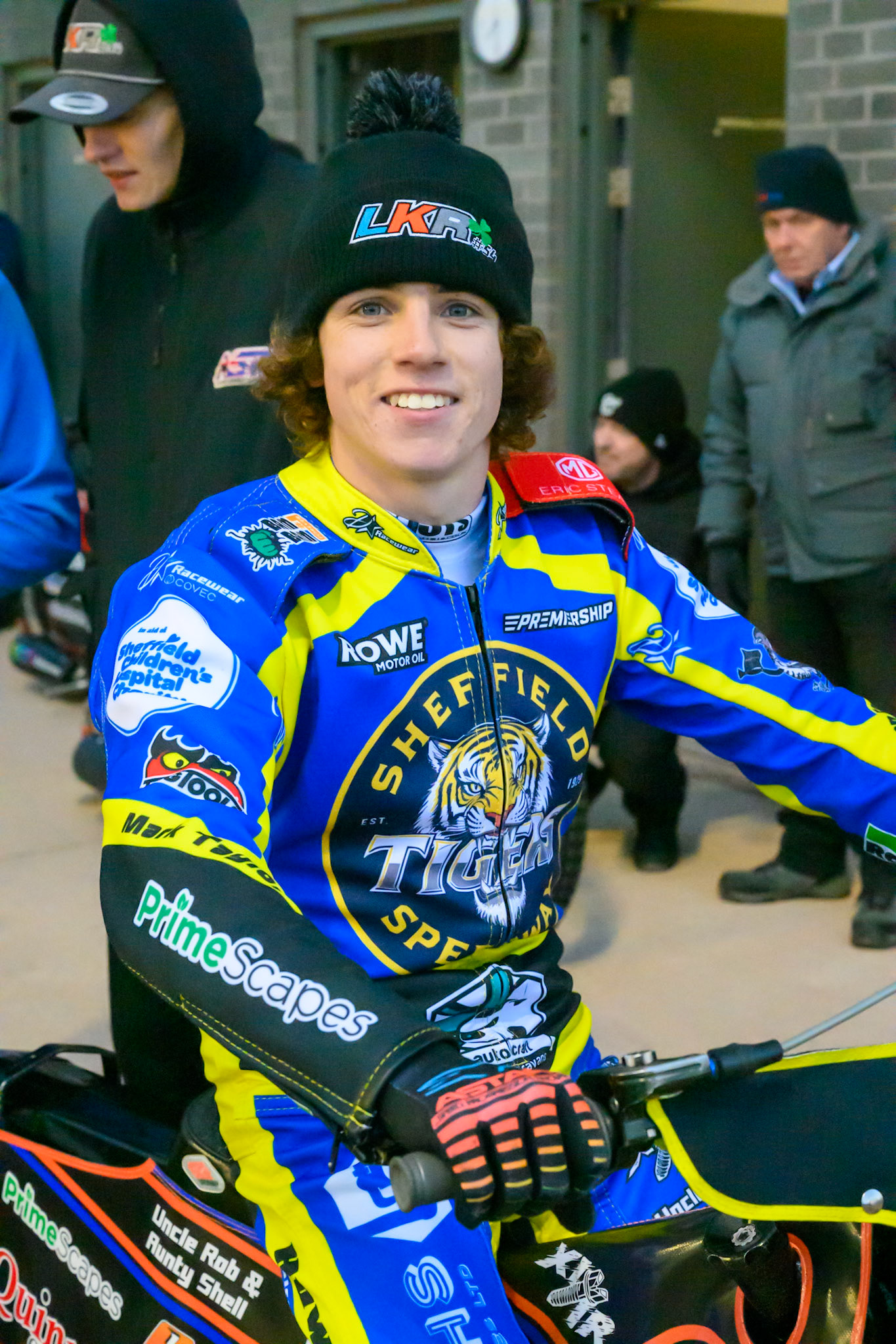 Luke Killeen of Sheffield Tigers during the Knockout Cup, Northern Section match between Belle Vue Aces and Sheffield Tigers at the National Speedway Stadium, Manchester on Monday 30th March 2026. (Photo: Ian Charles | MI News)