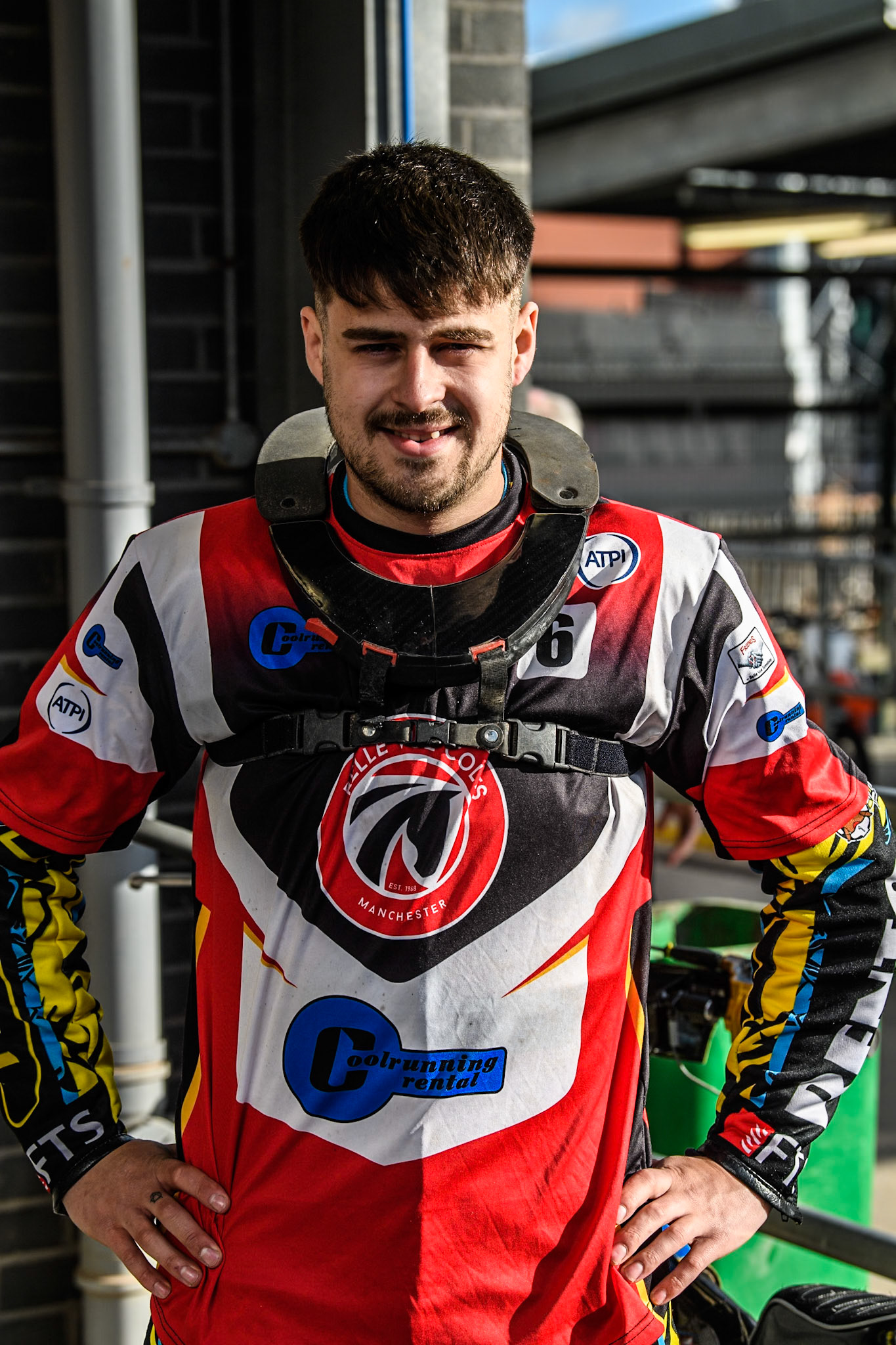 Belle Vue Colts' Guest rider Keiran Douglas during the WSRA National Development League match between Belle Vue Colts and Middlesbrough Tigers at the National Speedway Stadium, Manchester on Monday 17th June 2024. (Photo: Ian Charles | MI News)