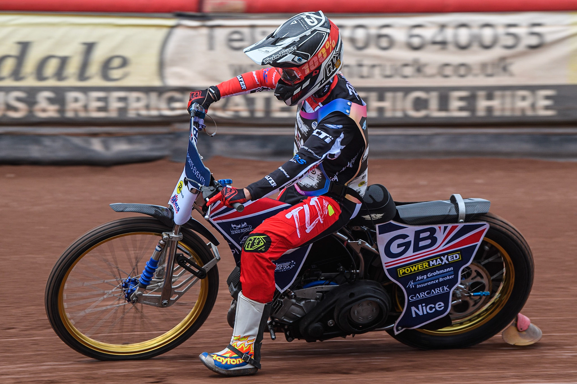 Rosie Rowett on track during the FIM Women's  Speedway Academy at the National Speedway Stadium, Manchester on Friday 4th August 2023. (Photo: Ian Charles | MI News)