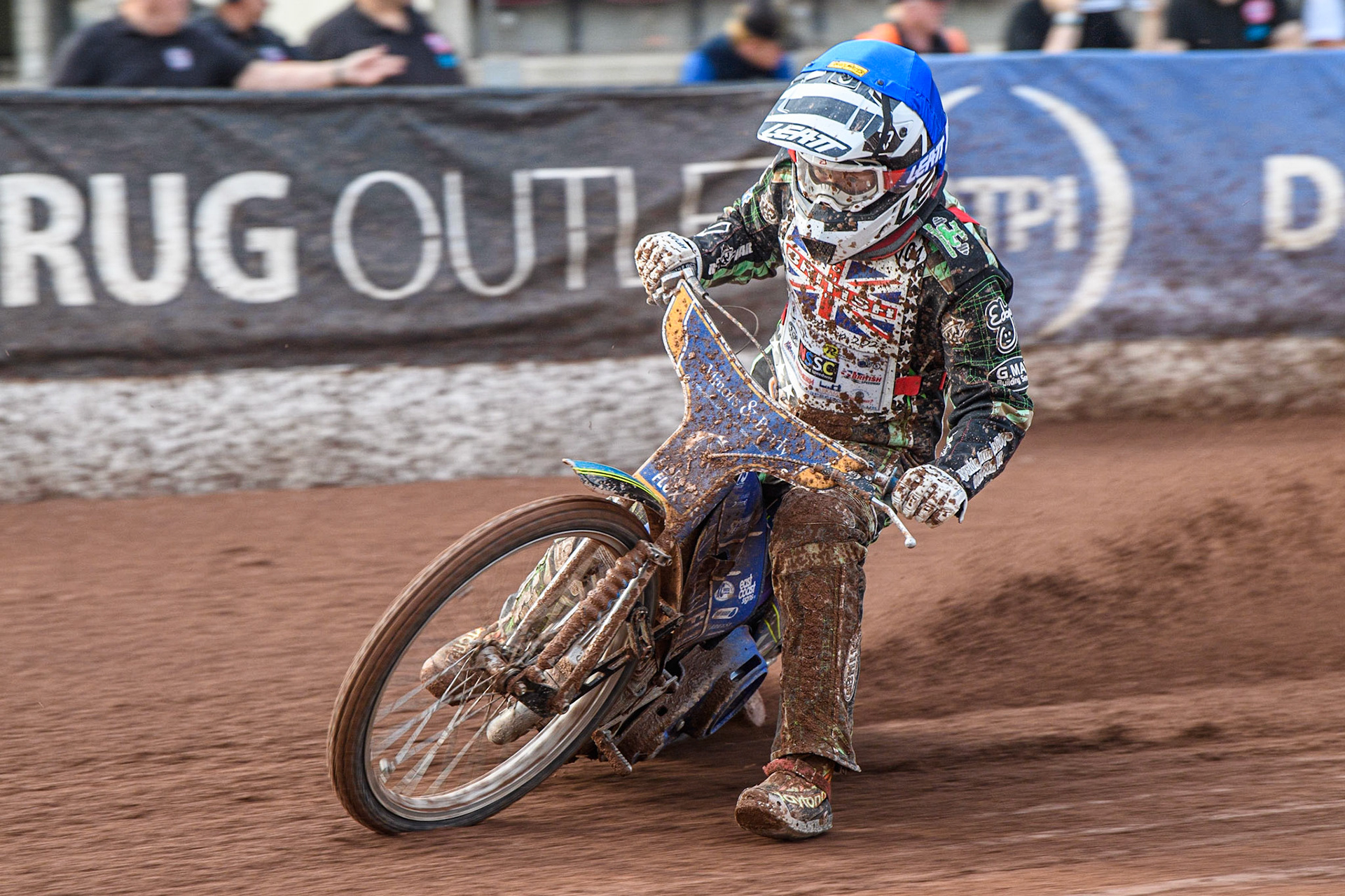 Joe Crewe in action  during the British Youth Speedway Championships at the National Speedway Stadium, Manchester on Friday 21st July 2023. (Photo: Ian Charles | MI News)