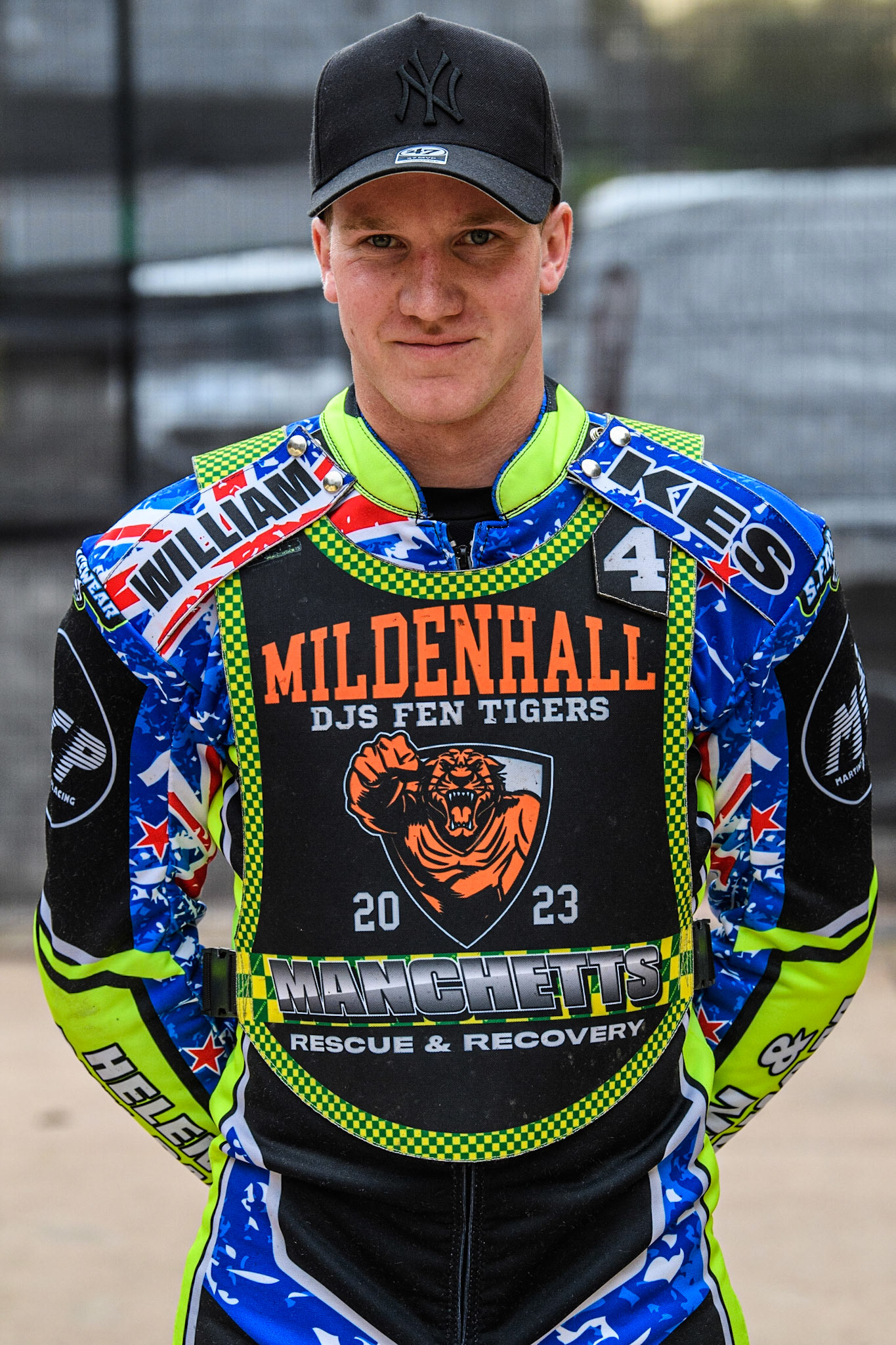 George Congreve - Mildenhall Manchettes Fen Tigers during the National Development League match between Belle Vue Colts and Mildenhall Fens Tigers at the National Speedway Stadium, Manchester on Friday 26th May 2023. (Photo: Ian Charles | MI News)