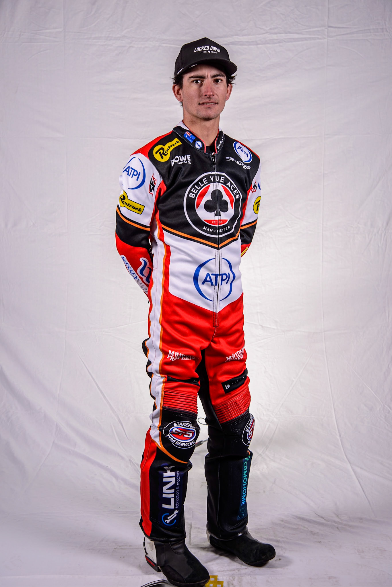 Zack Cook - Belle Vue Aces during the Belle Vue Aces Media Day at the National Speedway Stadium, Manchester on Wednesday 12th March 2025. (Photo: Ian Charles | MI News)
