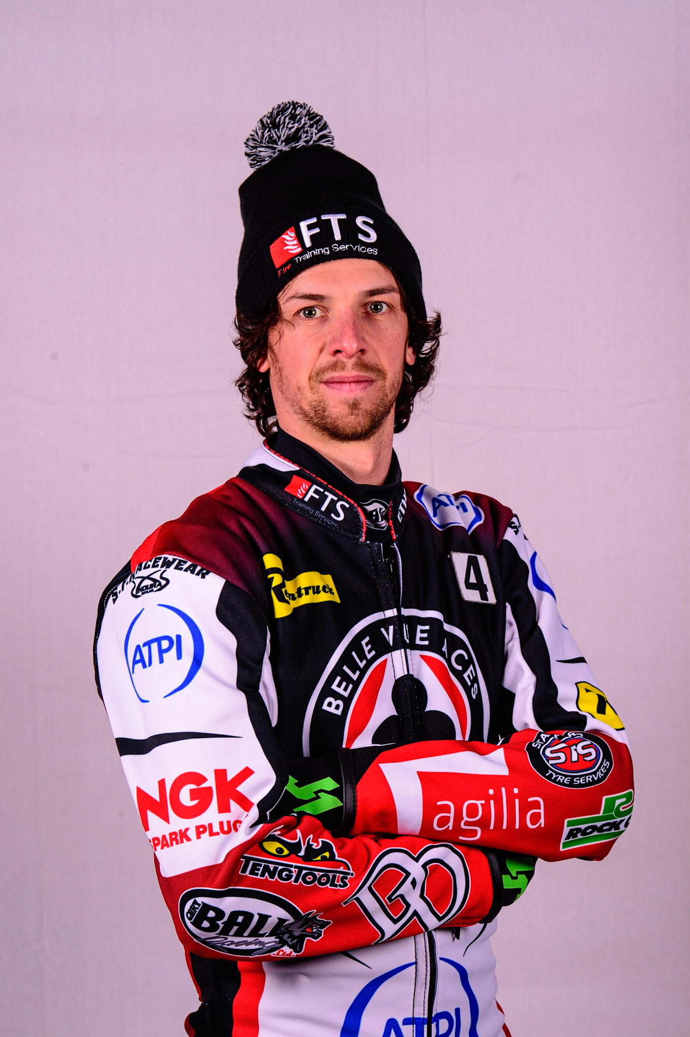 MANCHESTER, UK. MAR 14TH Charles Wright - Belle Vue 'ATPI' Aces during the Belle Vue Speedway Media Day at the National Speedway Stadium, Manchester on Monday 14th March 2022. (Credit: Ian Charles | MI News)