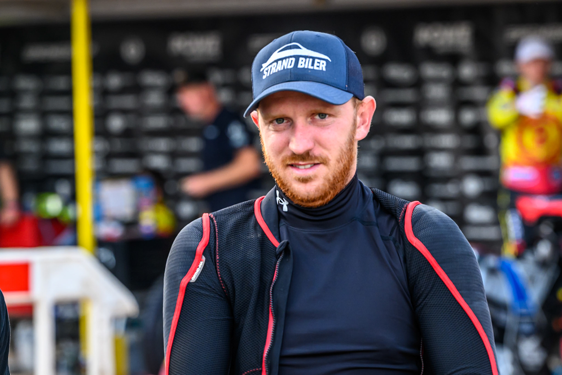 Birmingham Brummies' Jonas Jeppesen during the Rowe Motor Oil Premiership match between Birmingham Brummies and Belle Vue Aces at Perry Barr Stadium, Birmingham on Monday 28th July 2025. (Photo: Ian Charles | MI News)