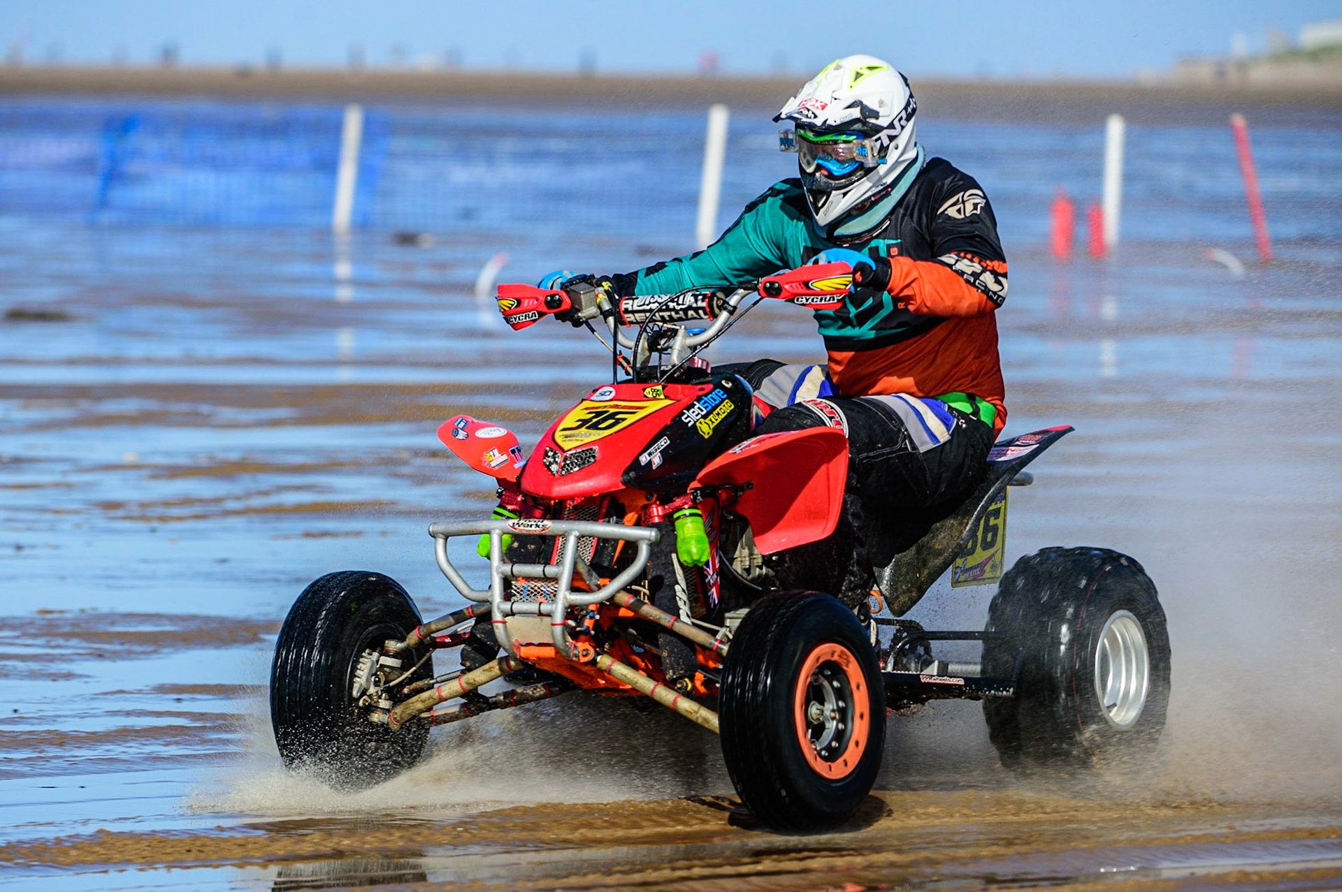 Matt Alberti (36) in action  during the Fylde ACU British Sand Racing Masters Championship on  Sunday 2nd October 2022. (Credit: Ian Charles | MI News)