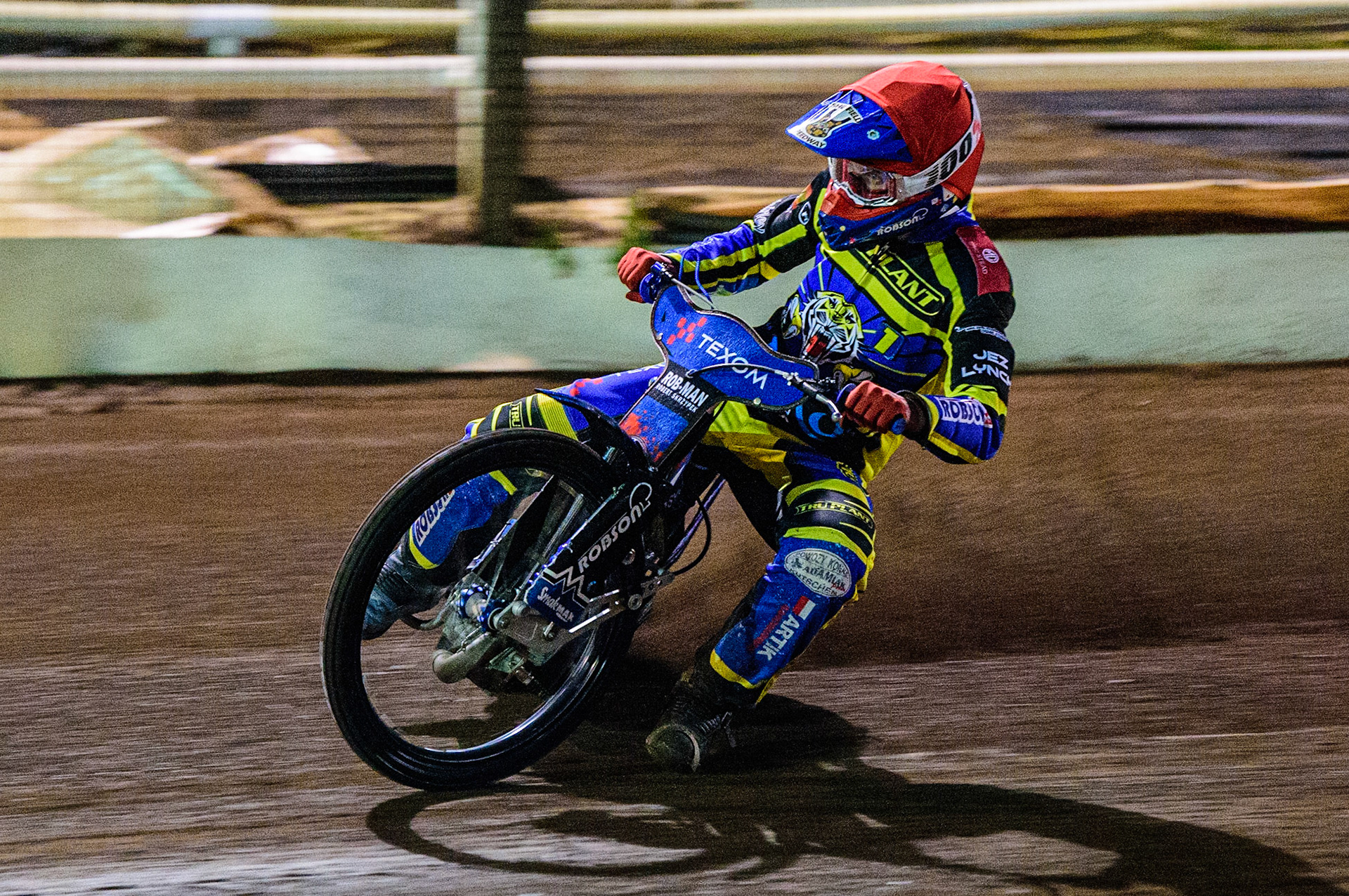 Tobiasz Musielak  in action  for Sheffield TruPlant Tigers during the SGB Premiership match between Sheffield Tigers and Belle Vue Aces at Owlerton Stadium, Sheffield on Thursday 22nd September 2022. (Credit: Ian Charles | MI News)