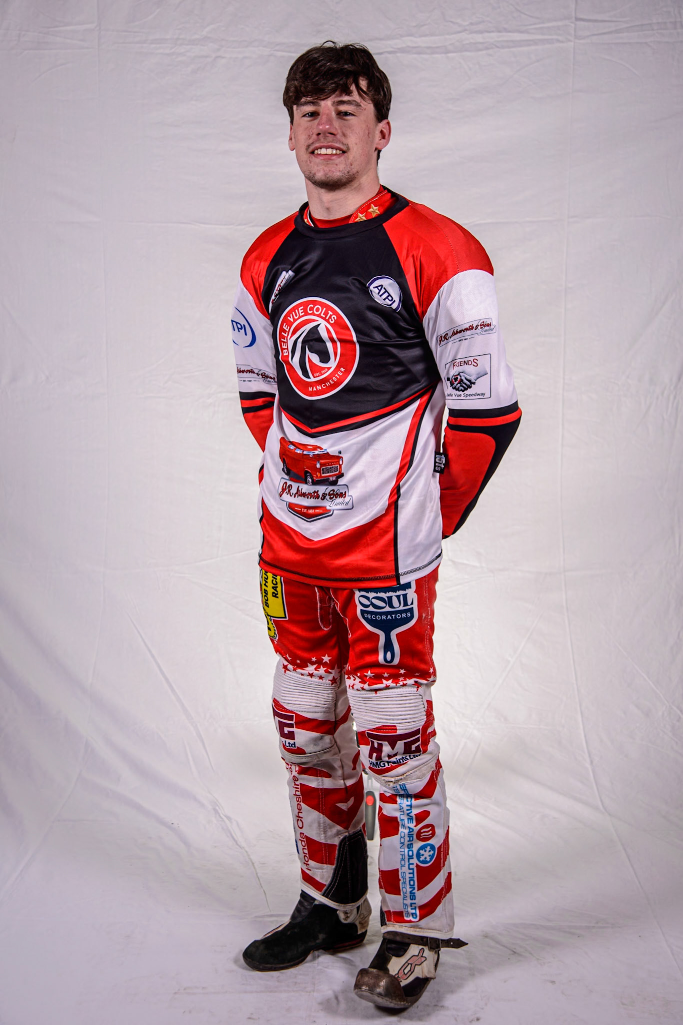 Billy Budd - Belle Vue Colts during the Belle Vue Aces Media Day at the National Speedway Stadium, Manchester on Wednesday 12th March 2025. (Photo: Ian Charles | MI News)
