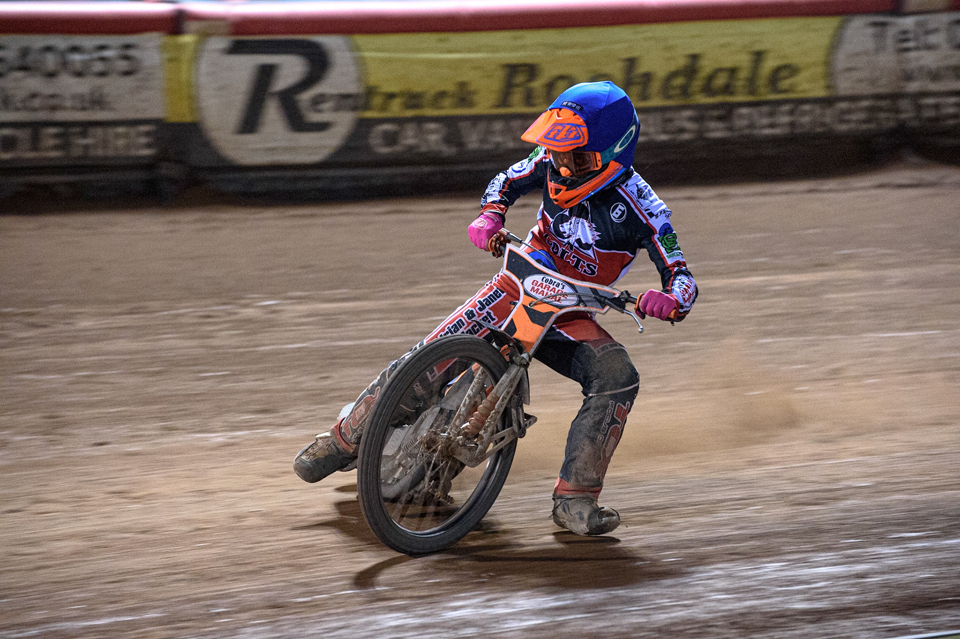 MANCHESTER, UK. AUGUST 20TH  Connor Coles  in action during the National Development League match between Belle Vue Aces and Armadale Devils at the National Speedway Stadium, Manchester on Friday 20th August 2021. (Credit: Ian Charles | MI News)