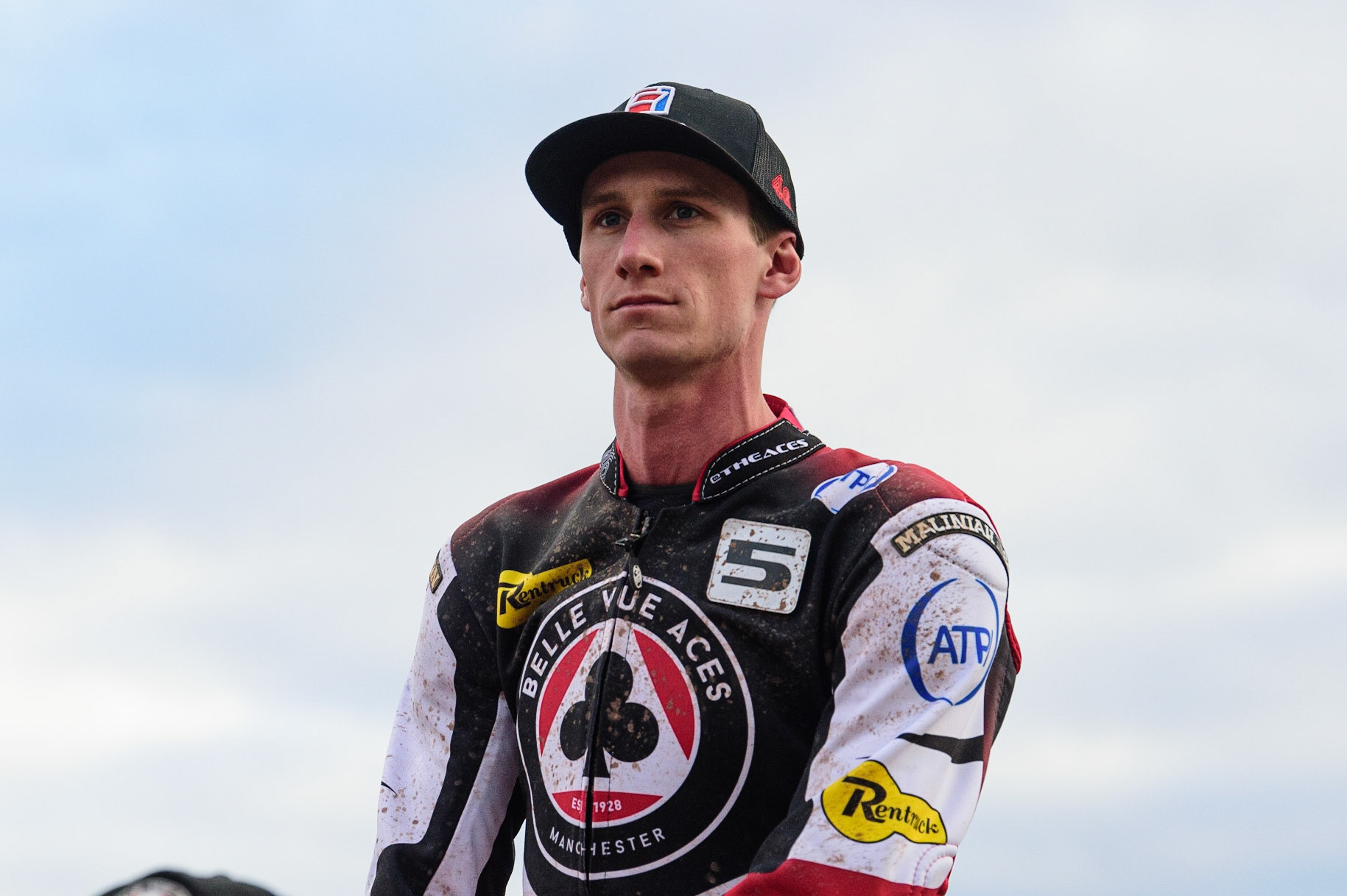 MANCHESTER, UK. JUL 5TH  Max Fricke  watches the racing during the SGB Premiership match between Belle Vue Aces and Sheffield Tigers at the National Speedway Stadium, Manchester on Tuesday 5th July 2022. (Credit: Ian Charles | MI News)