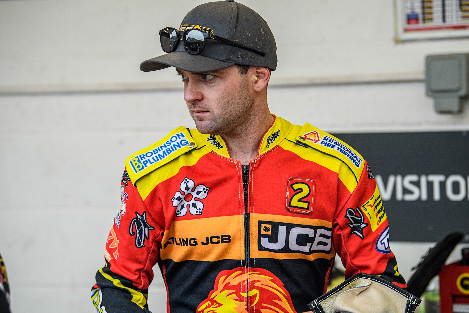 Justin Sedgmen - Leicester Watling JCB Lions during the Sports Insure Premiership match between Belle Vue Aces and Leicester Lions at the National Speedway Stadium, Manchester on Monday 28th August 2023. (Photo: Ian Charles | MI News)