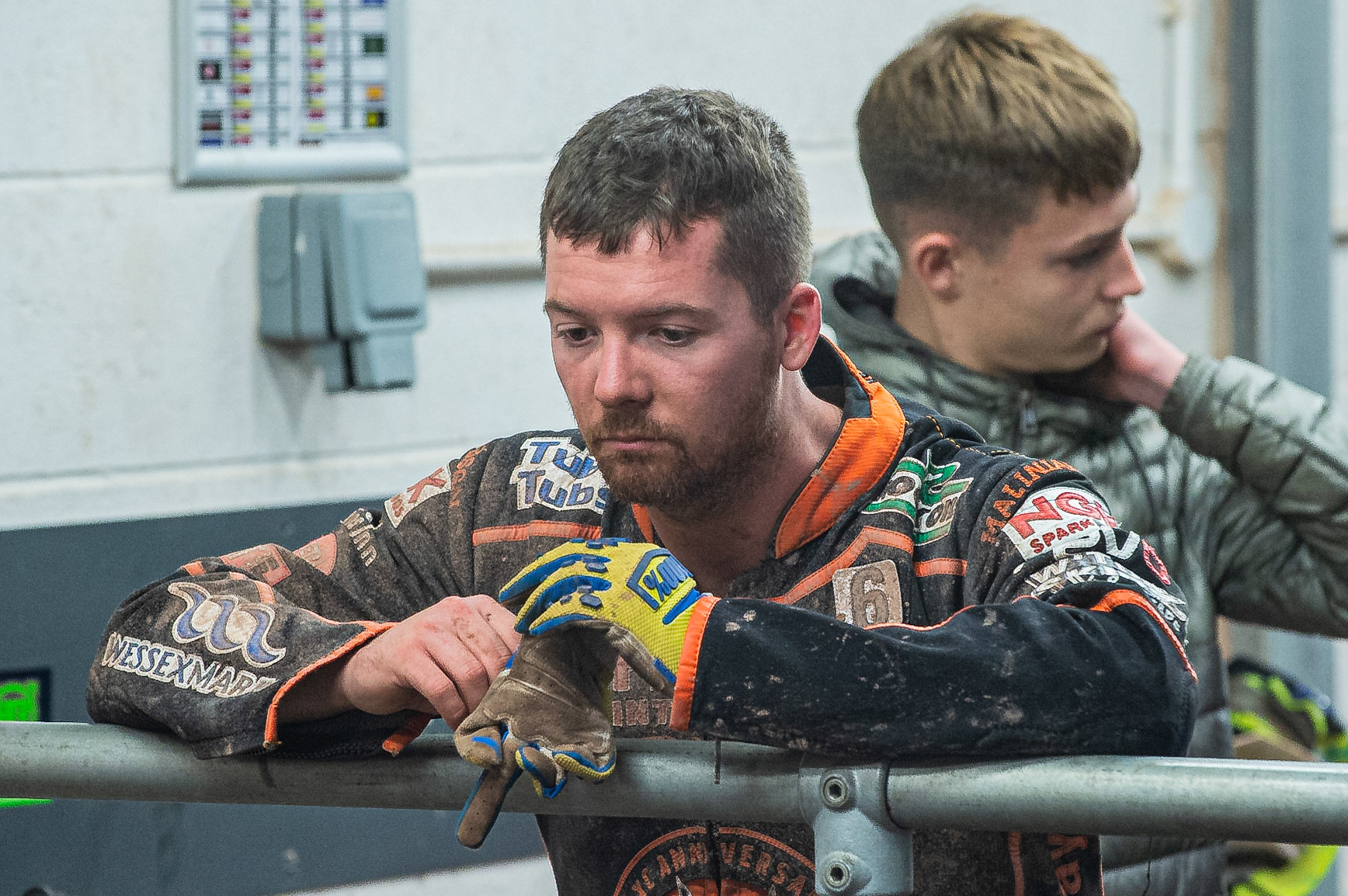 Photo by Ian Charles:

Kyle Howarth  in reflective mood 

Belle Vue Aces v Wolverhampton Wolves, SGB Premiership, National Speedway Stadium, Manchester, Monday, 19, August, 2019