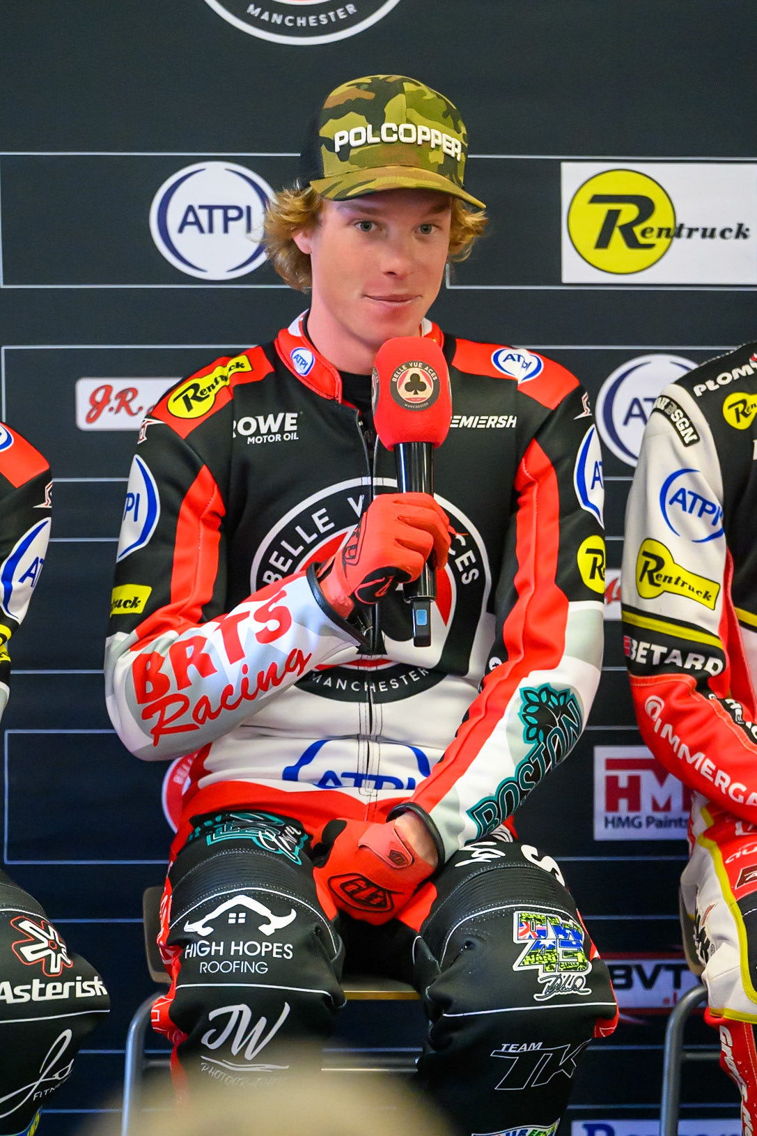 Tate Zischke of Belle Vue Aces at the Press Conference during the Belle Vue Aces Media Day at the National Speedway Stadium, Manchester on Wednesday 11th March 2026. (Photo: Ian Charles | MI News)