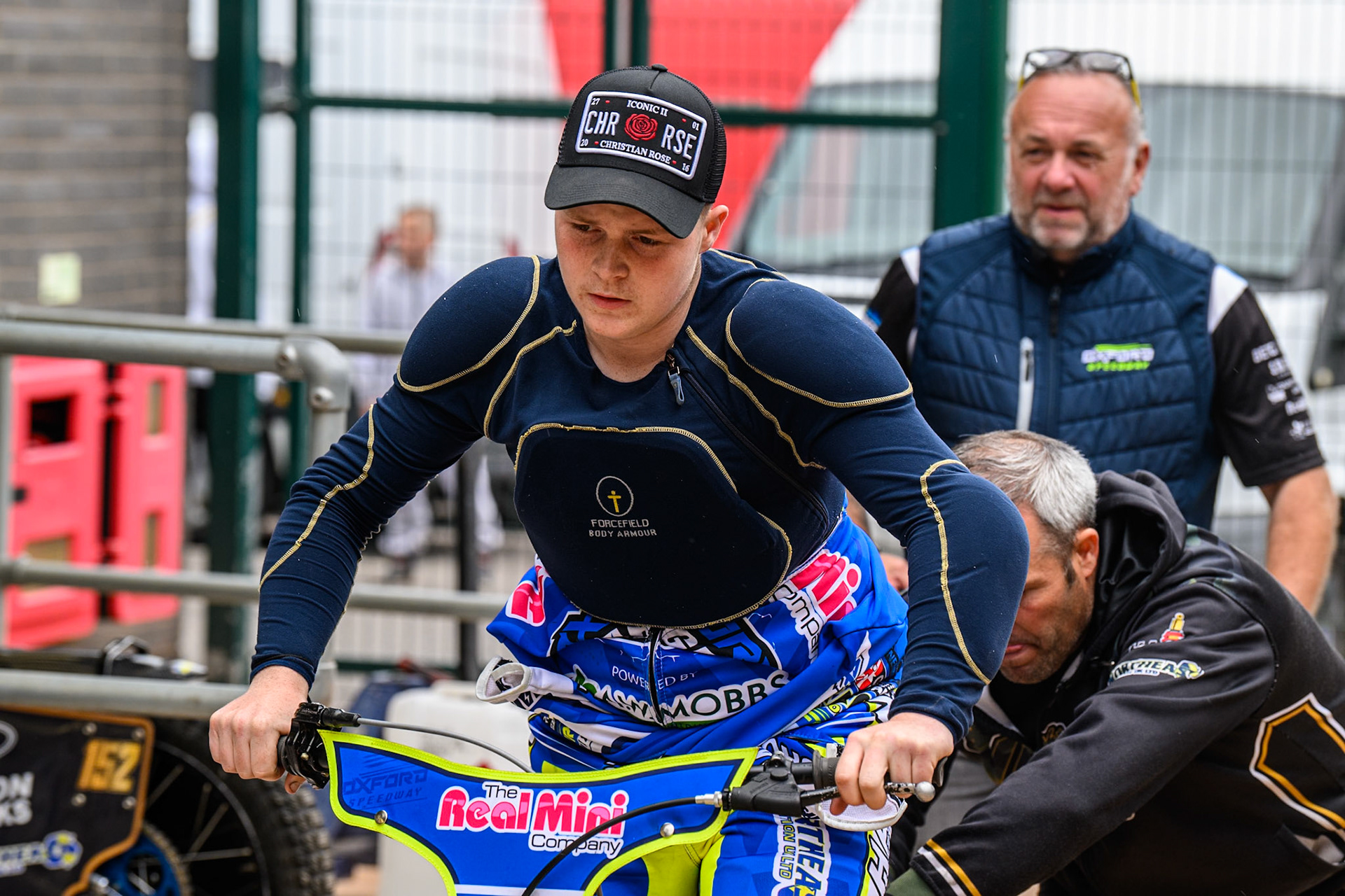 Oxford Chargers' Ashton Vale  during the WSRA National Development League match between Belle Vue Colts and Oxford Chargers at the National Speedway Stadium, Manchester on Sunday 1st June 2025. (Photo: Ian Charles | MI News)
